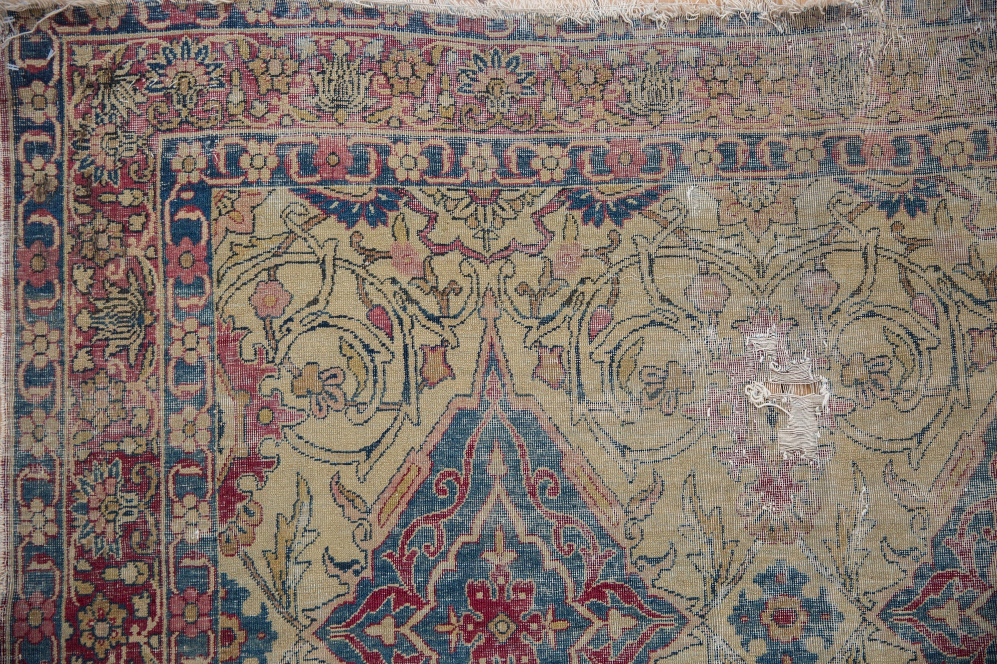 4.5x6.5 Antique Kermanshah Rug by Old New House® - product image 8 for Resin Society