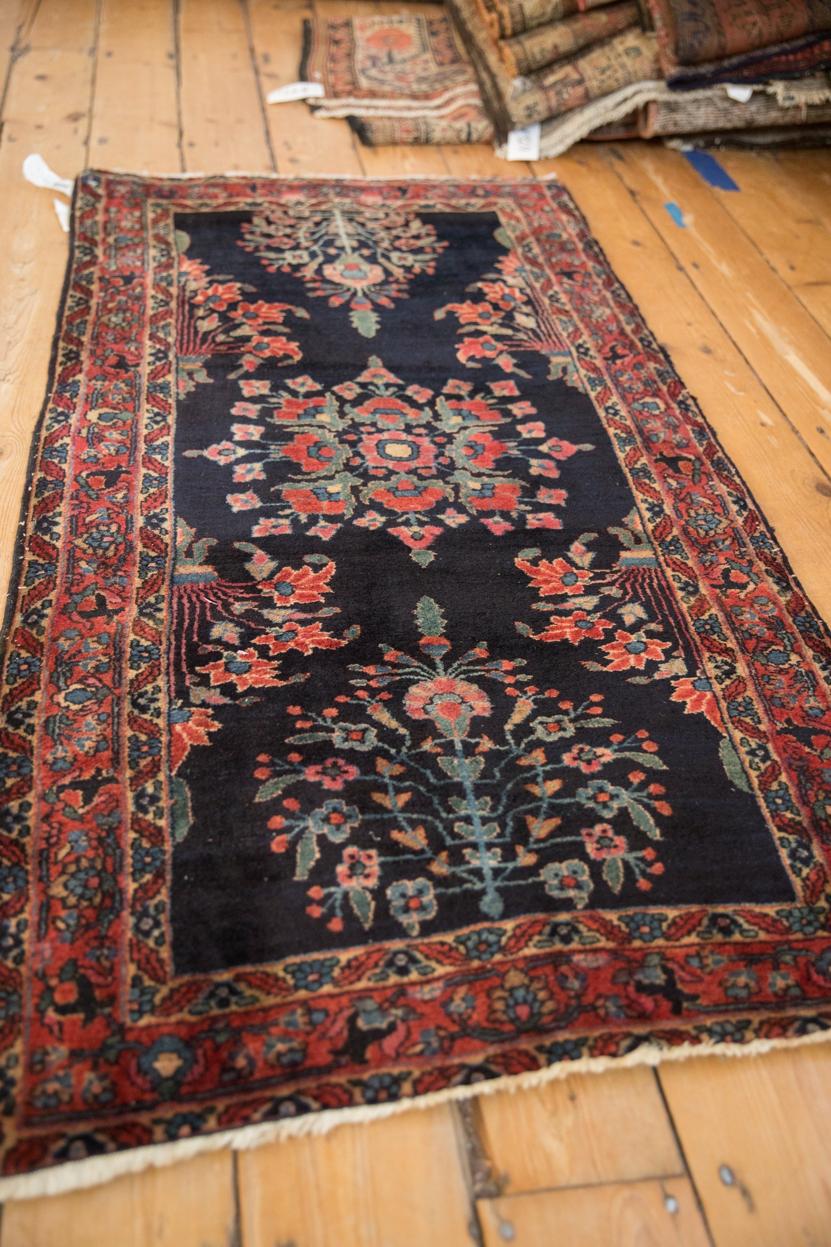 2.5x5 Vintage Fine Sarouk Rug Runner by Old New House® - product image 4 for Resin Society
