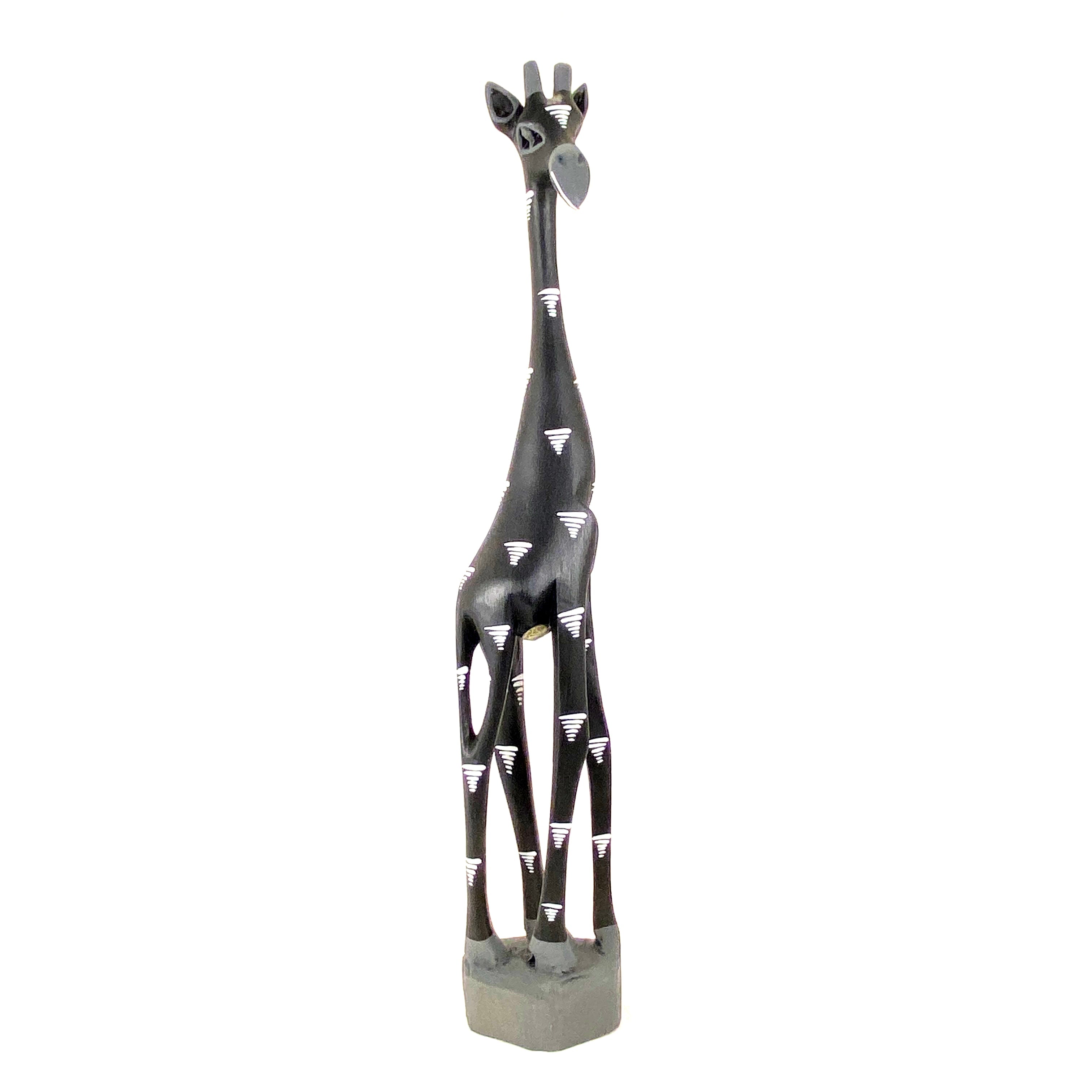 Colorful Painted Wood Giraffe - 24"