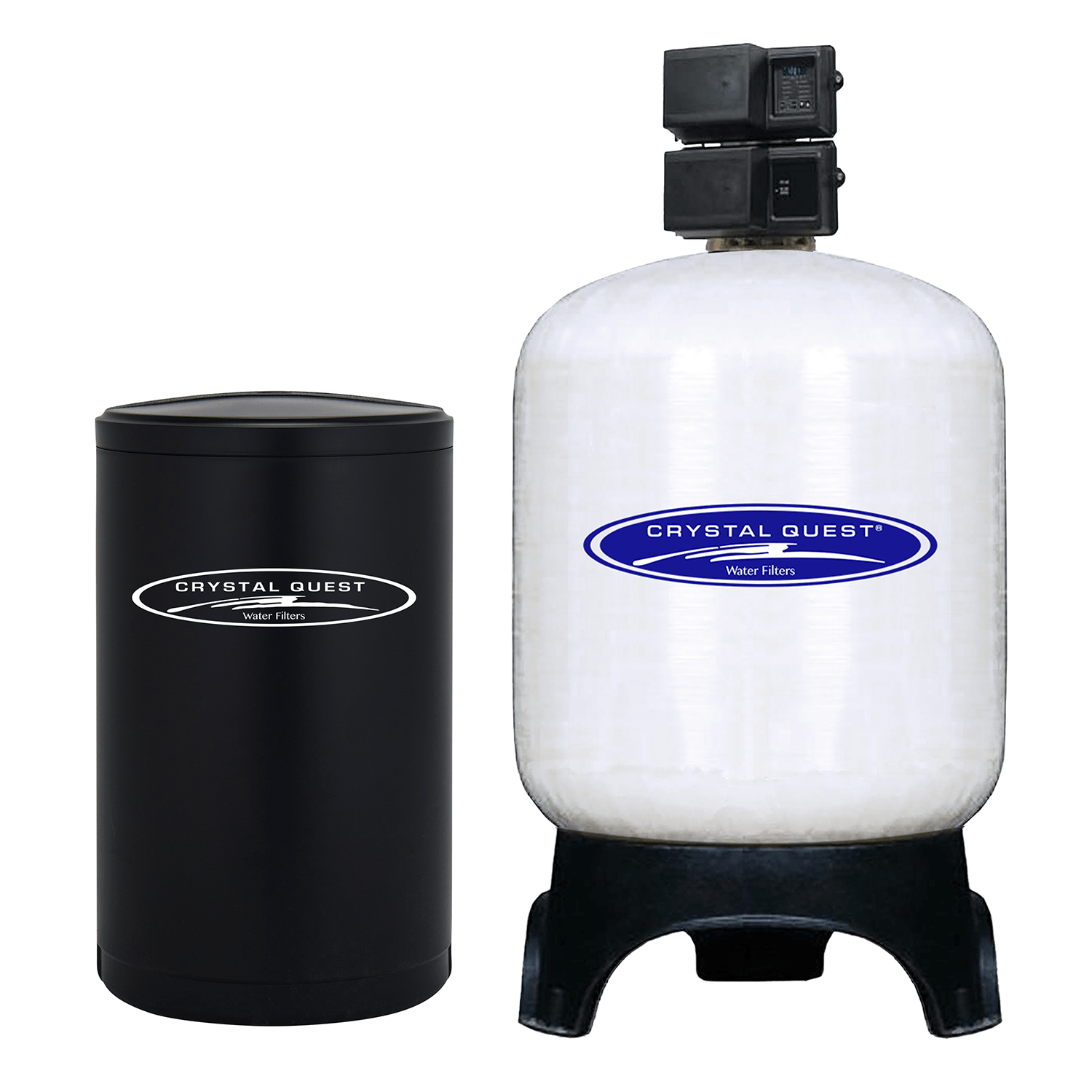 Commercial Water Softener System single 60 cu.ft.
with timer control valves and composite fiberglass tank
