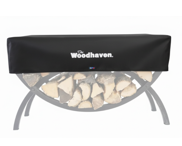 Woodhaven Standard Firewood Rack Seasoning Cover in various sizes