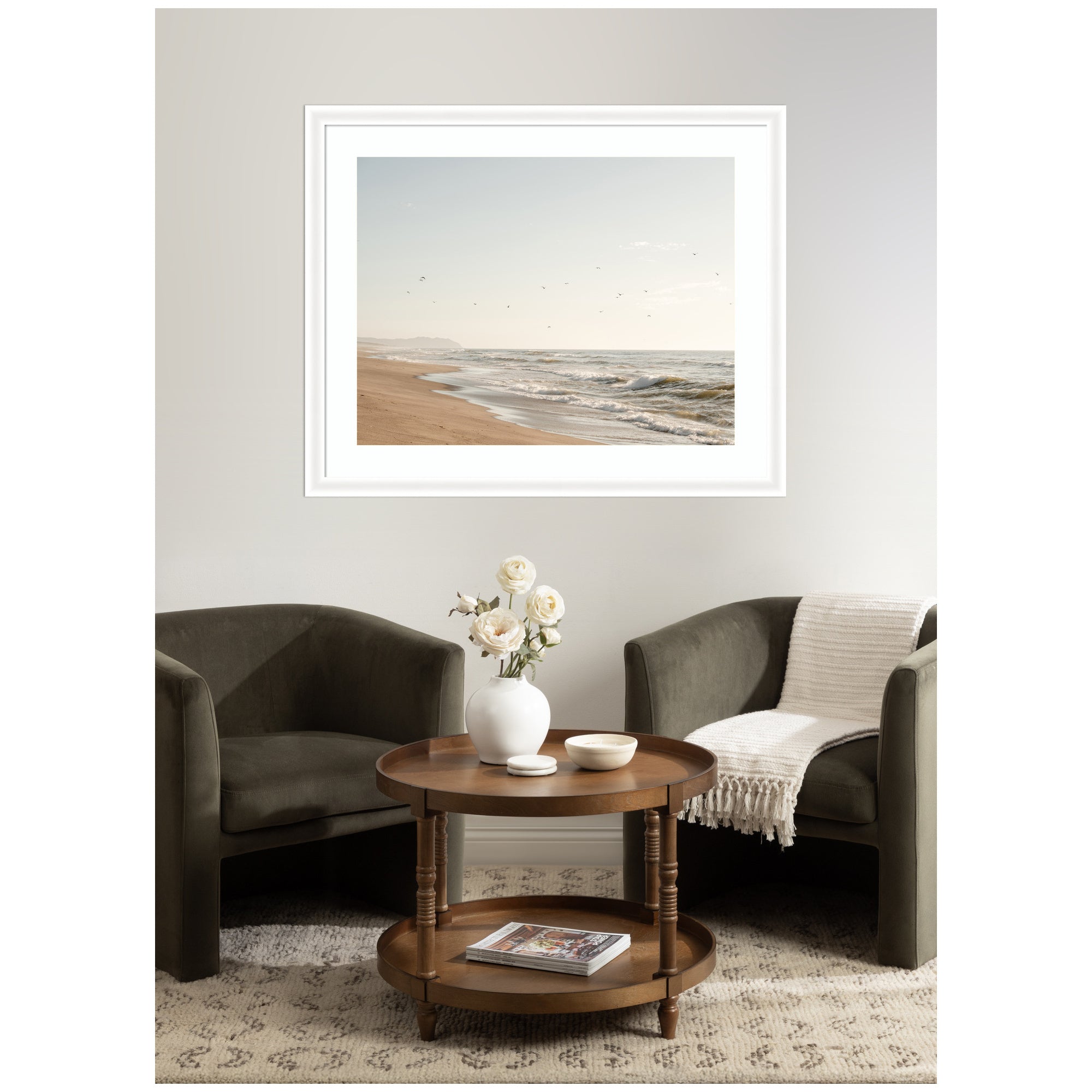 Framed Art Coastal Flight by Crystal Lynn Collins