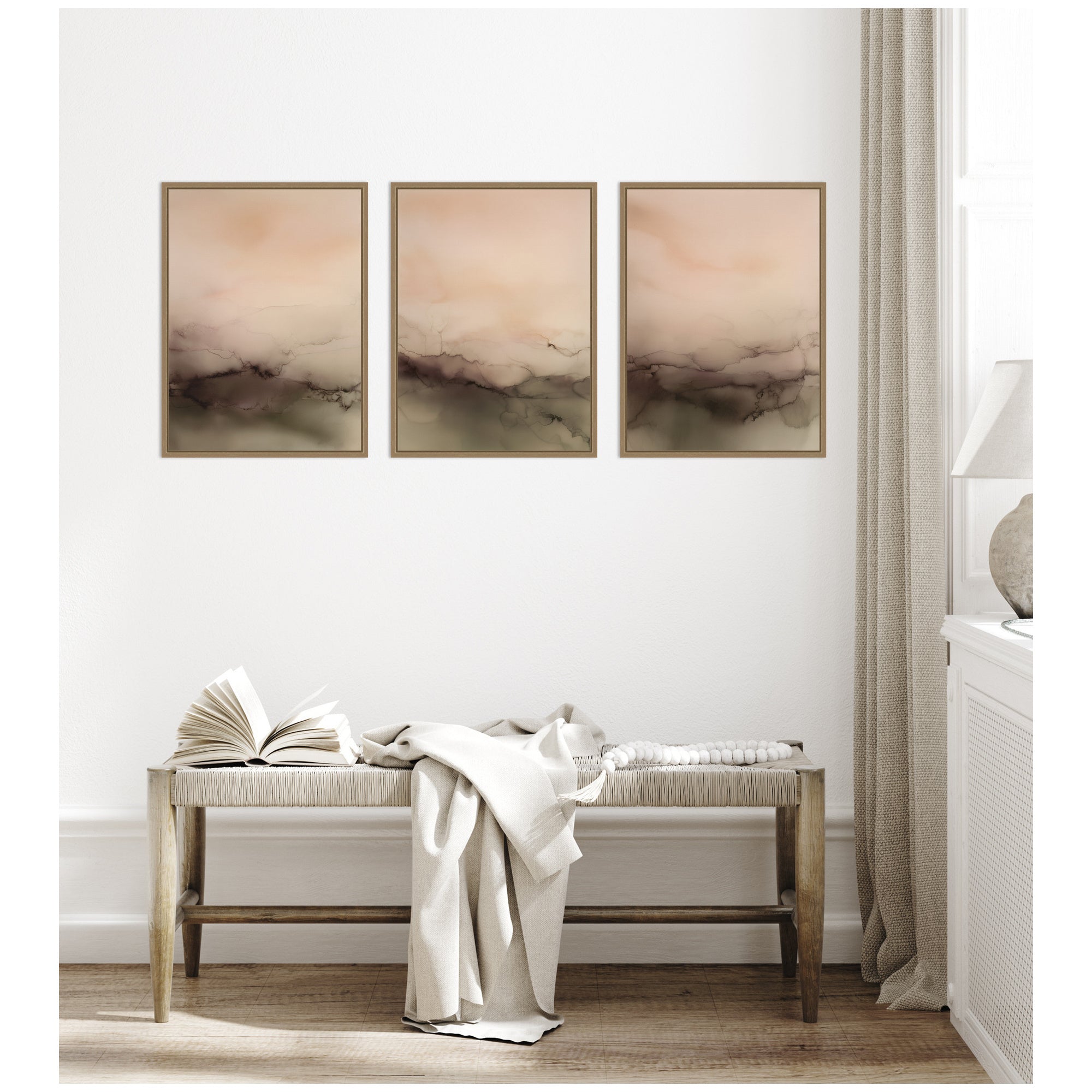 Dawn No.
1, No.
2, & No.
3 3 Piece Framed Canvas Wall Art Set by Amy Lighthall