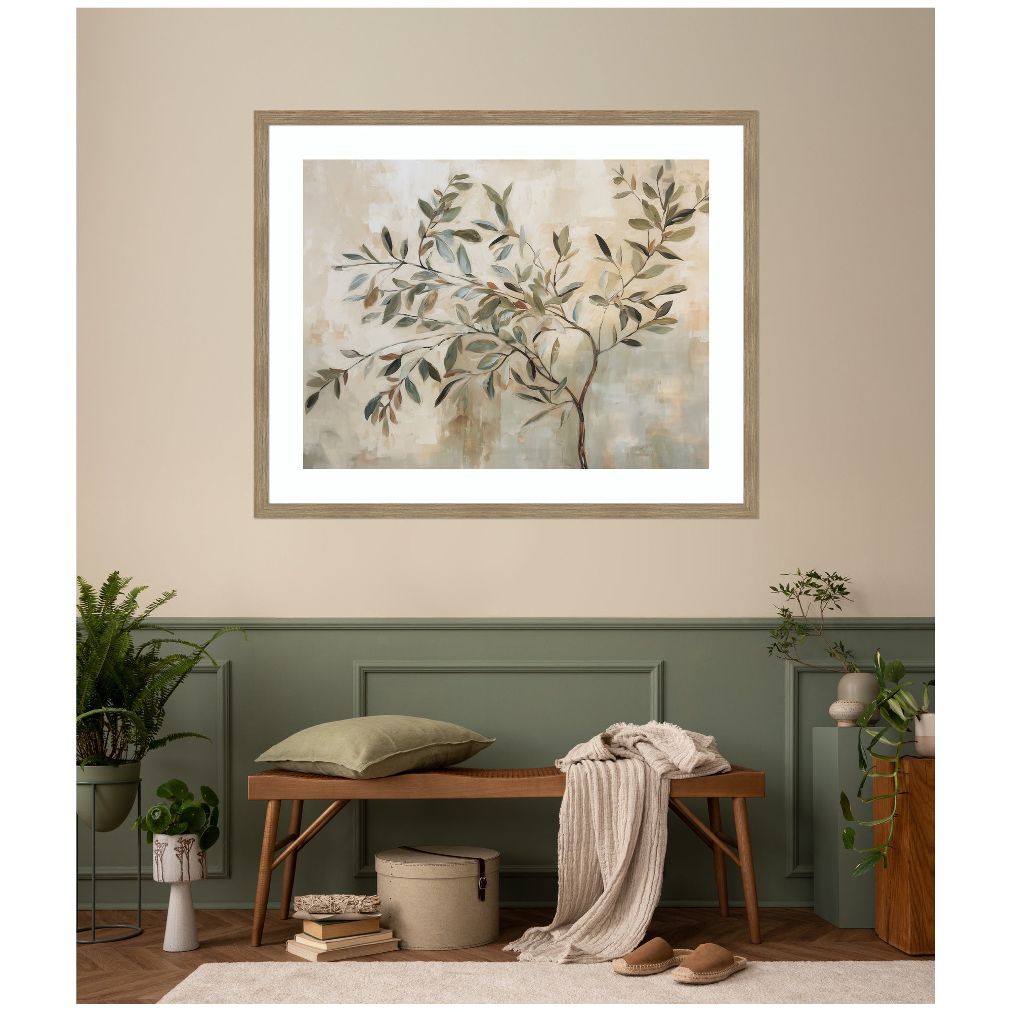Olive Tree Abstract No.
31 by The Creative Bunch Studio Framed Wall Art Print