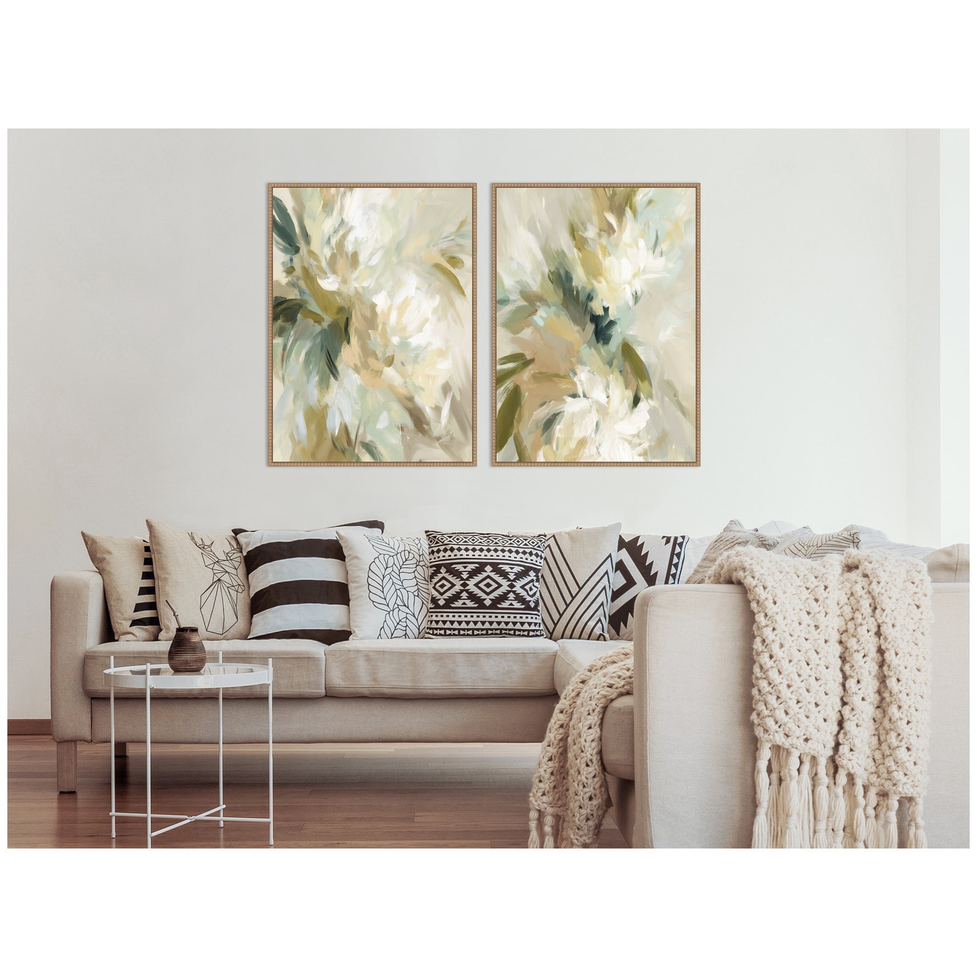 Garden No.
1 & No.
2 2 Piece Framed Canvas Wall Art Set by Amy Lighthall