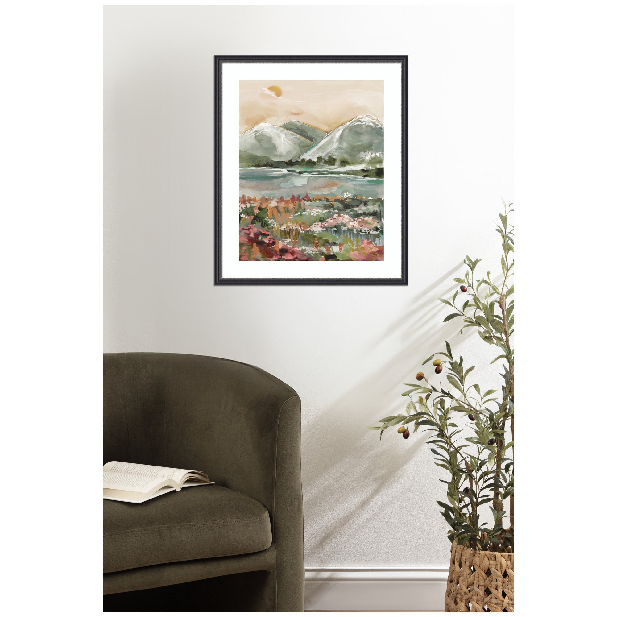 Framed Art Neutral Landscape 03 by Annie Quigley