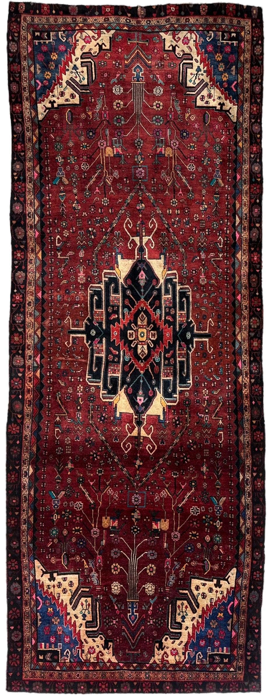 4'2” x 11’4” Hand Knotted Farahan Persian Wool Runner Rug by Rugistan - main product image for Resin Society