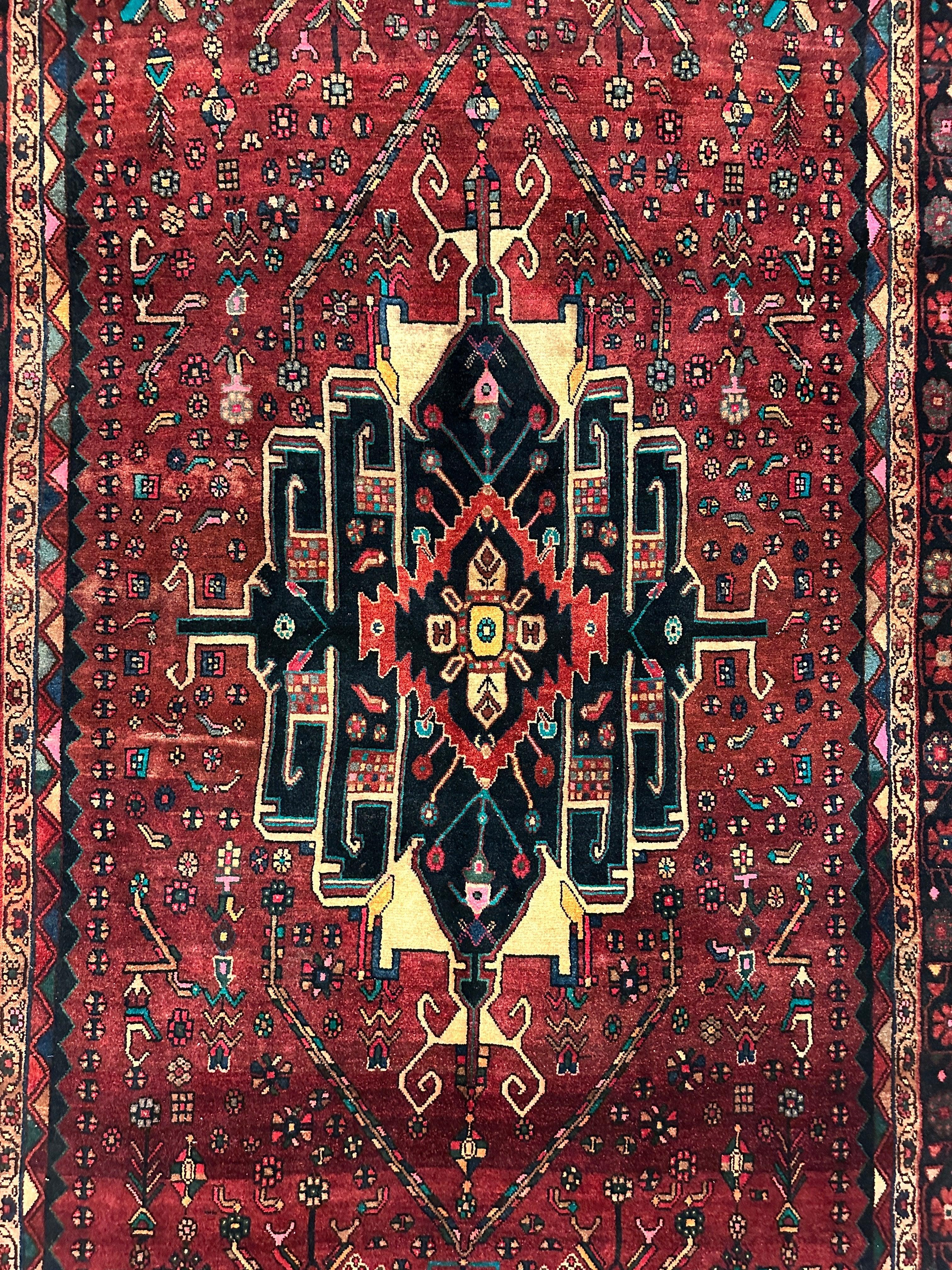 4'2” x 11’4” Hand Knotted Farahan Persian Wool Runner Rug by Rugistan - product image 7 for Resin Society