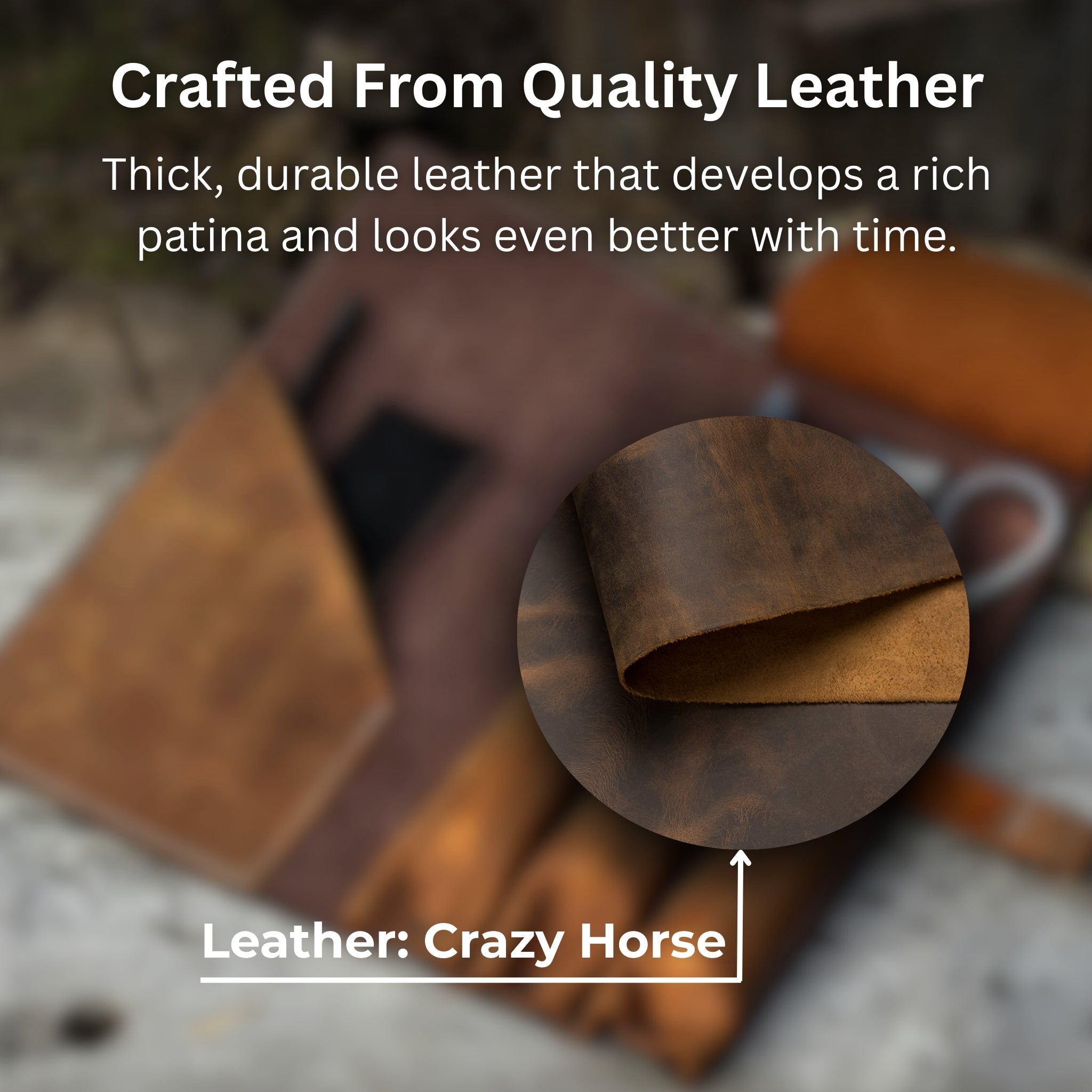 Handcrafted 4 pocket leather tool roll for carving tools by Sharky Forged Steel Tools