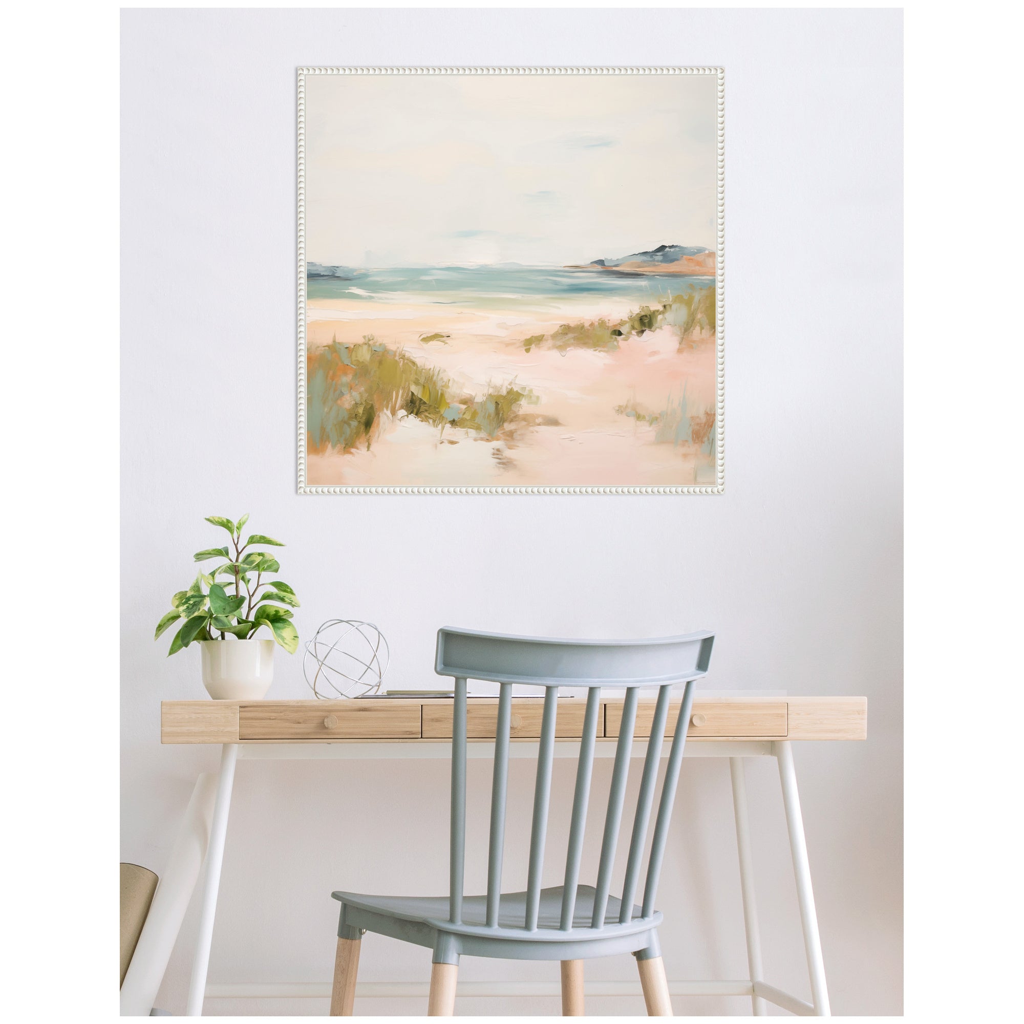 Tranquil Landscape V Square by Amy Lighthall Framed Canvas Wall Art Print