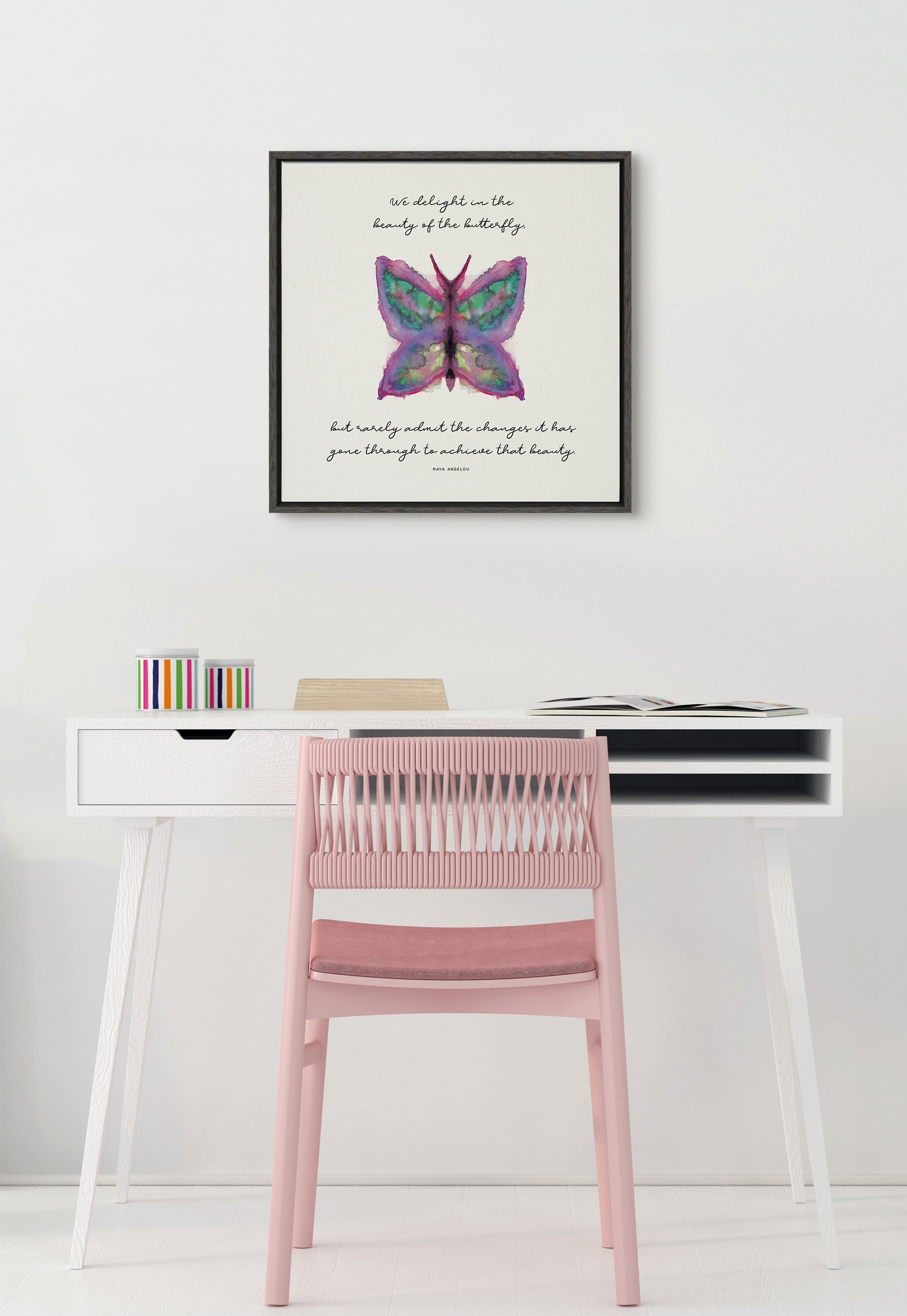 Sylvie The Growth of the Inner Being Framed Canvas by kateandlaurel - product image 7 for Resin Society