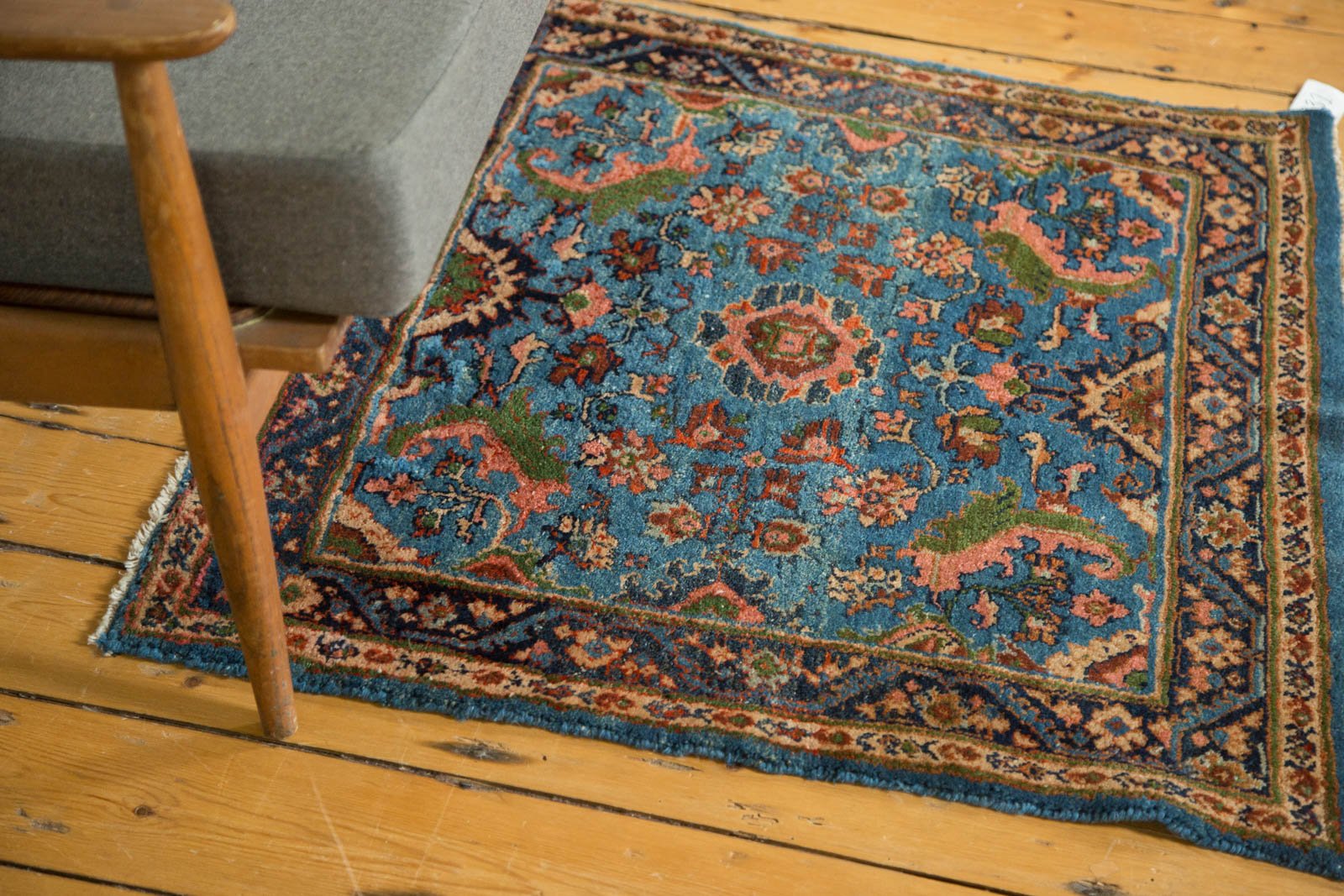 3x3.5 Vintage Fine Engelas Square Rug by Old New House® - product image 5 for Resin Society