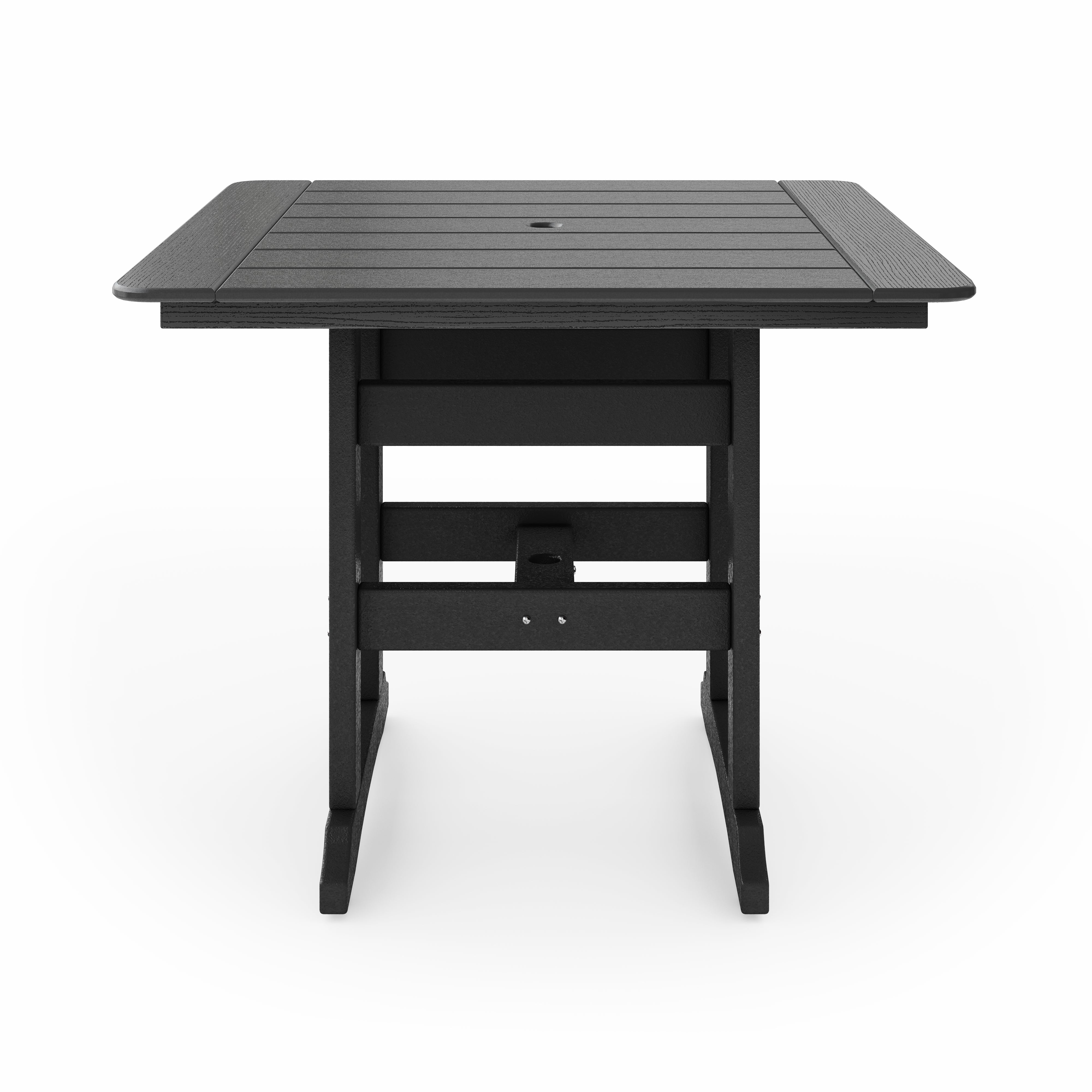 SoPoly 44 inch Savannah Square Counter Table in outdoor setting