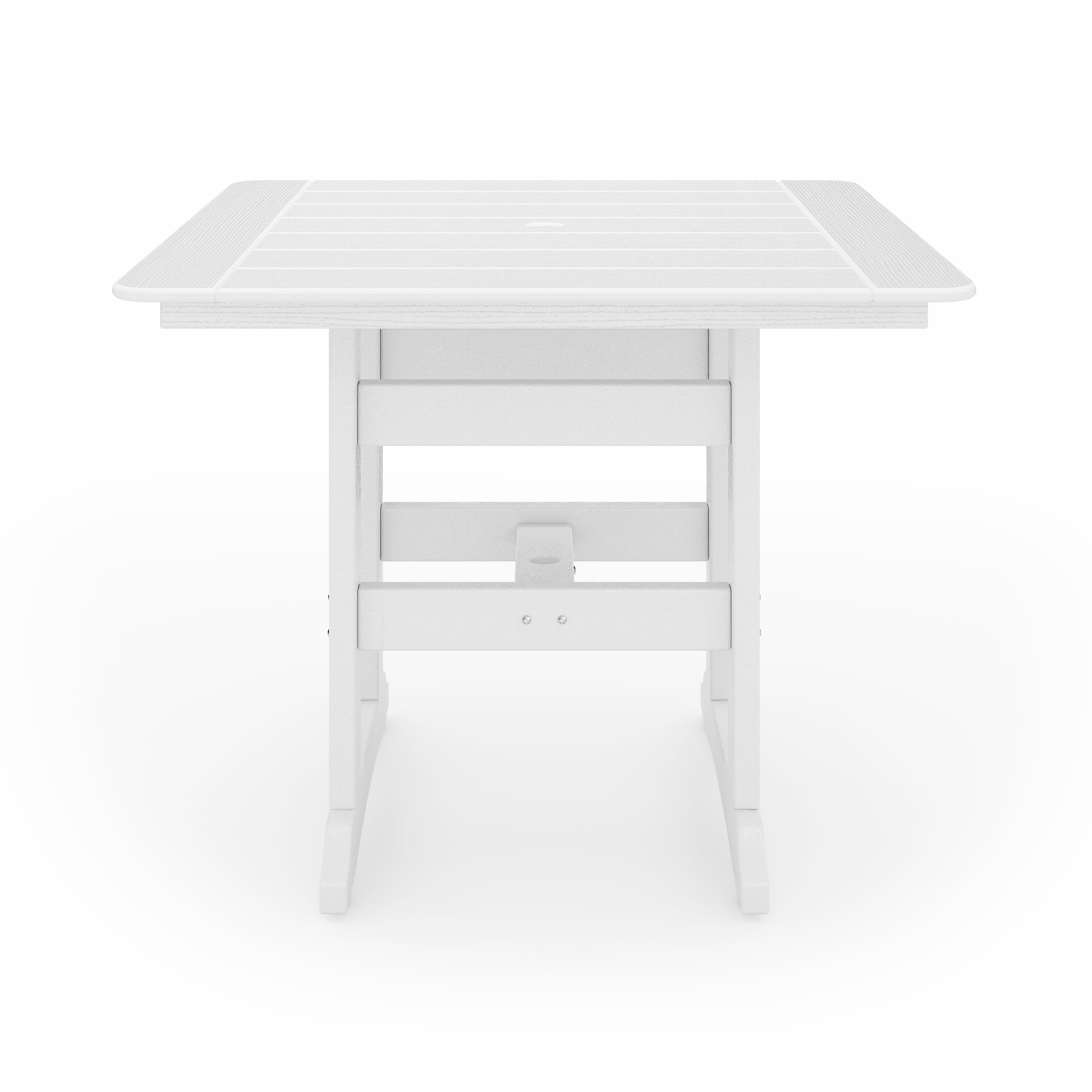 SoPoly 44 inch Savannah Square Counter Table in outdoor setting