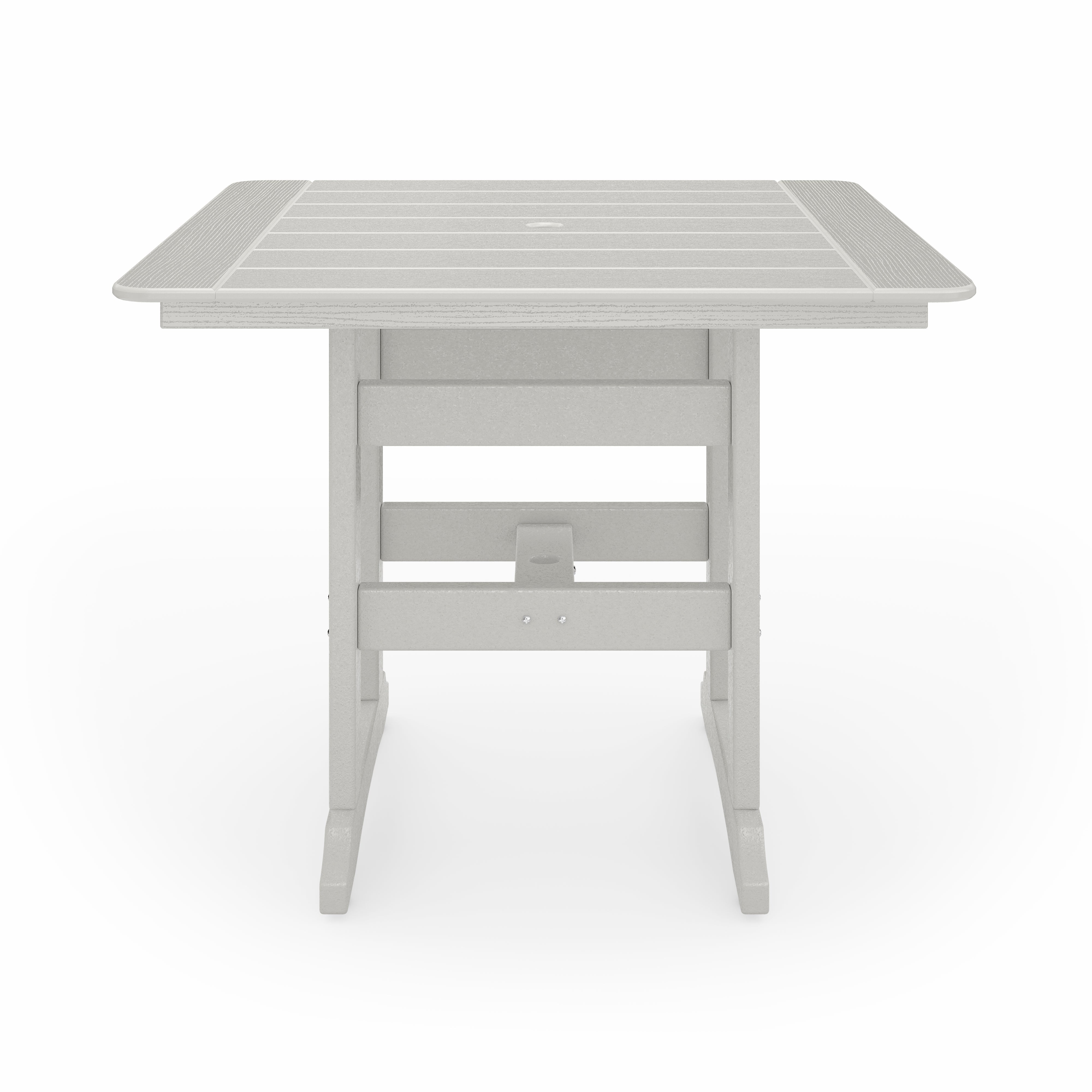 SoPoly 44 inch Savannah Square Counter Table in outdoor setting