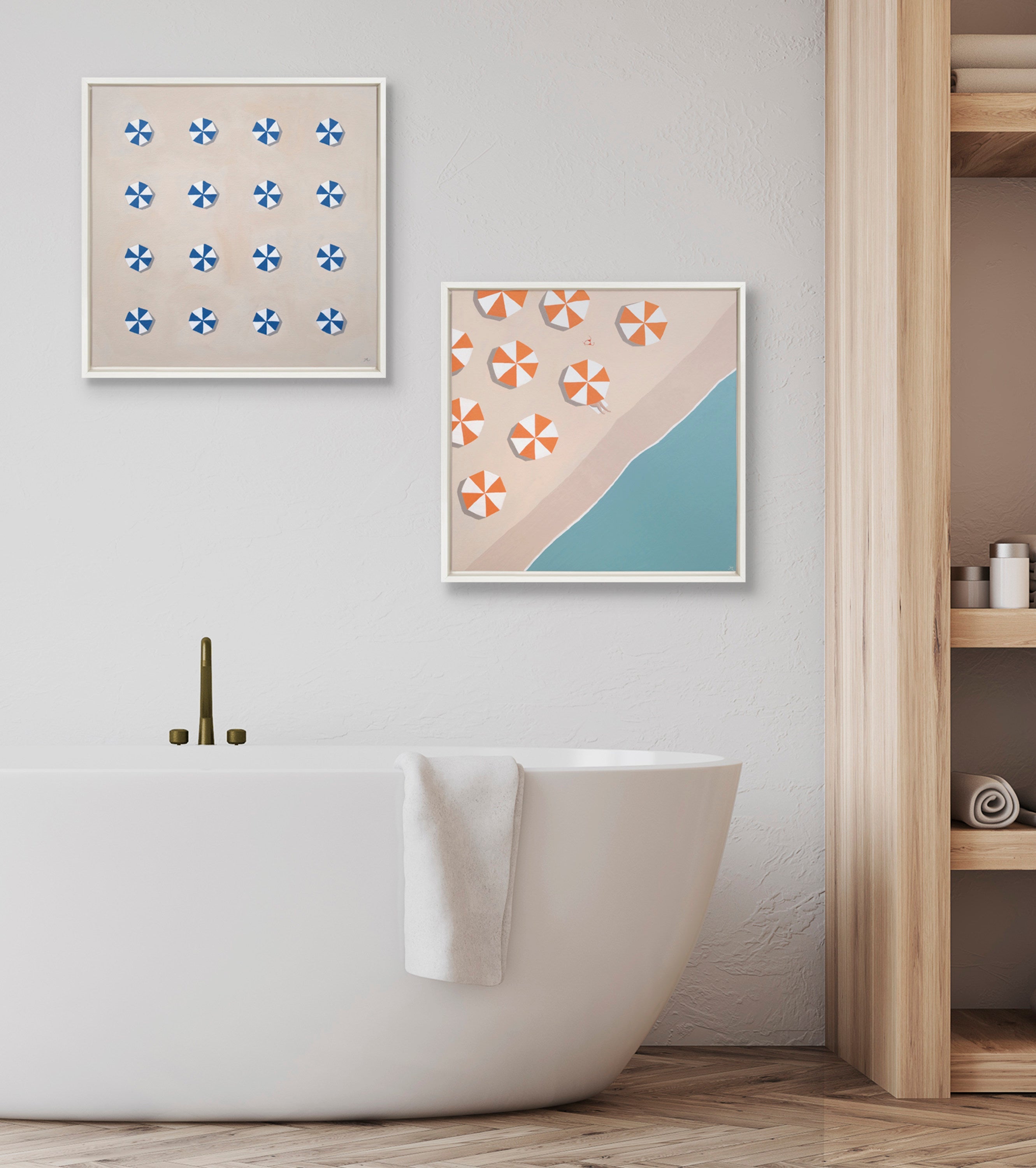 Sylvie The Early Bird Framed Canvas by Rachel Bolgov