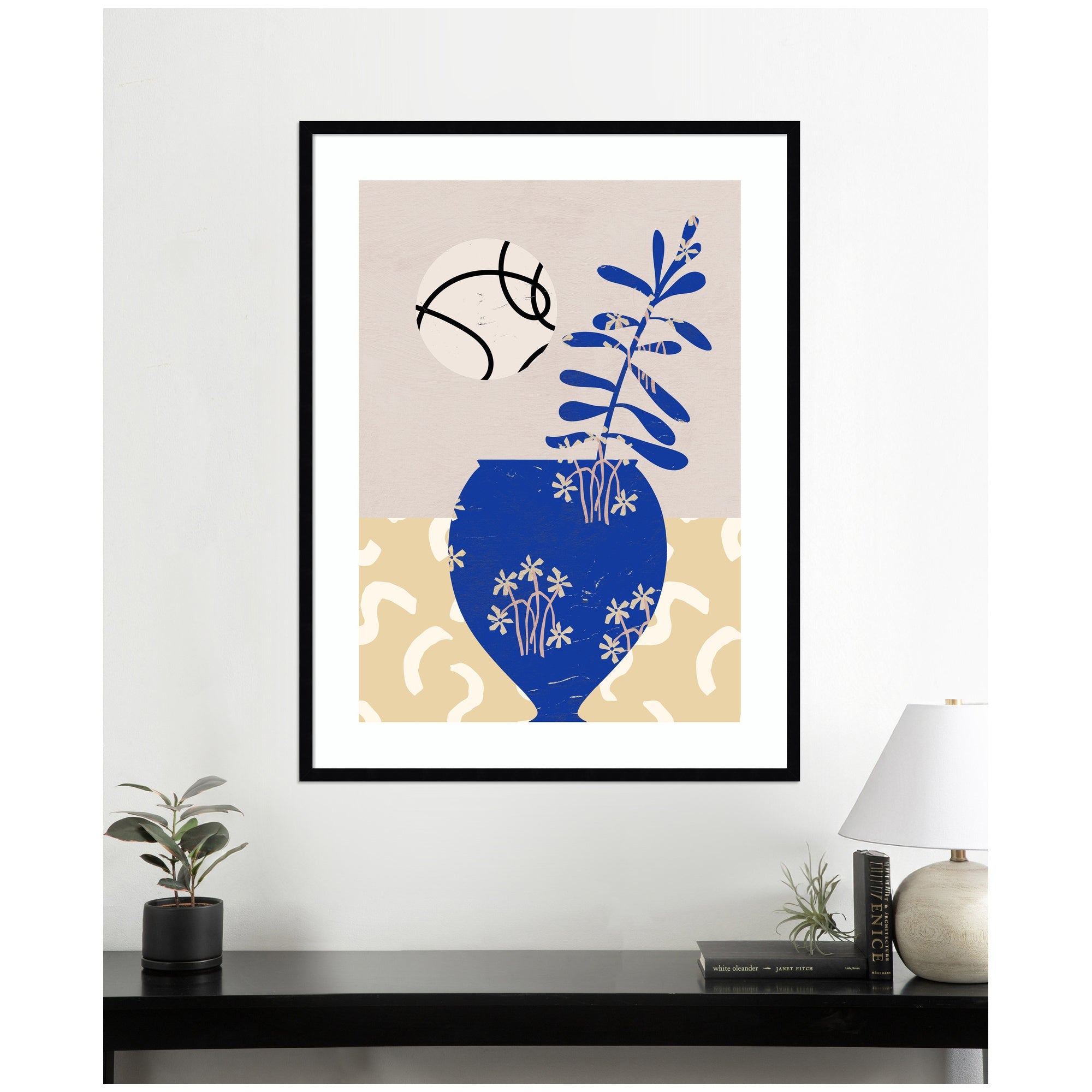 Pottery Poem No3 by Treechild Framed Wall Art Print
