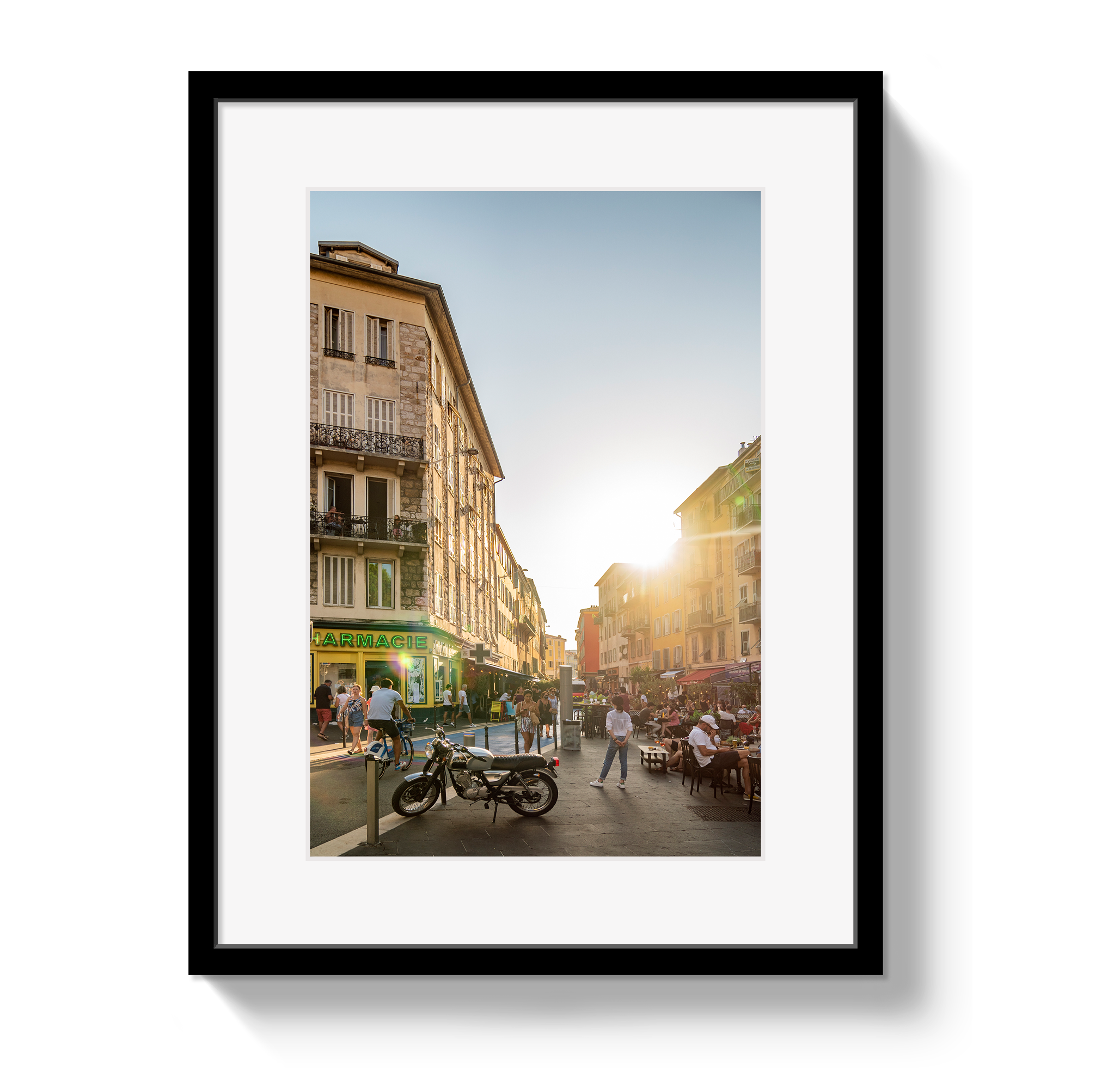 Sunset in Nice by Johnny Vacay - main product image for Resin Society
