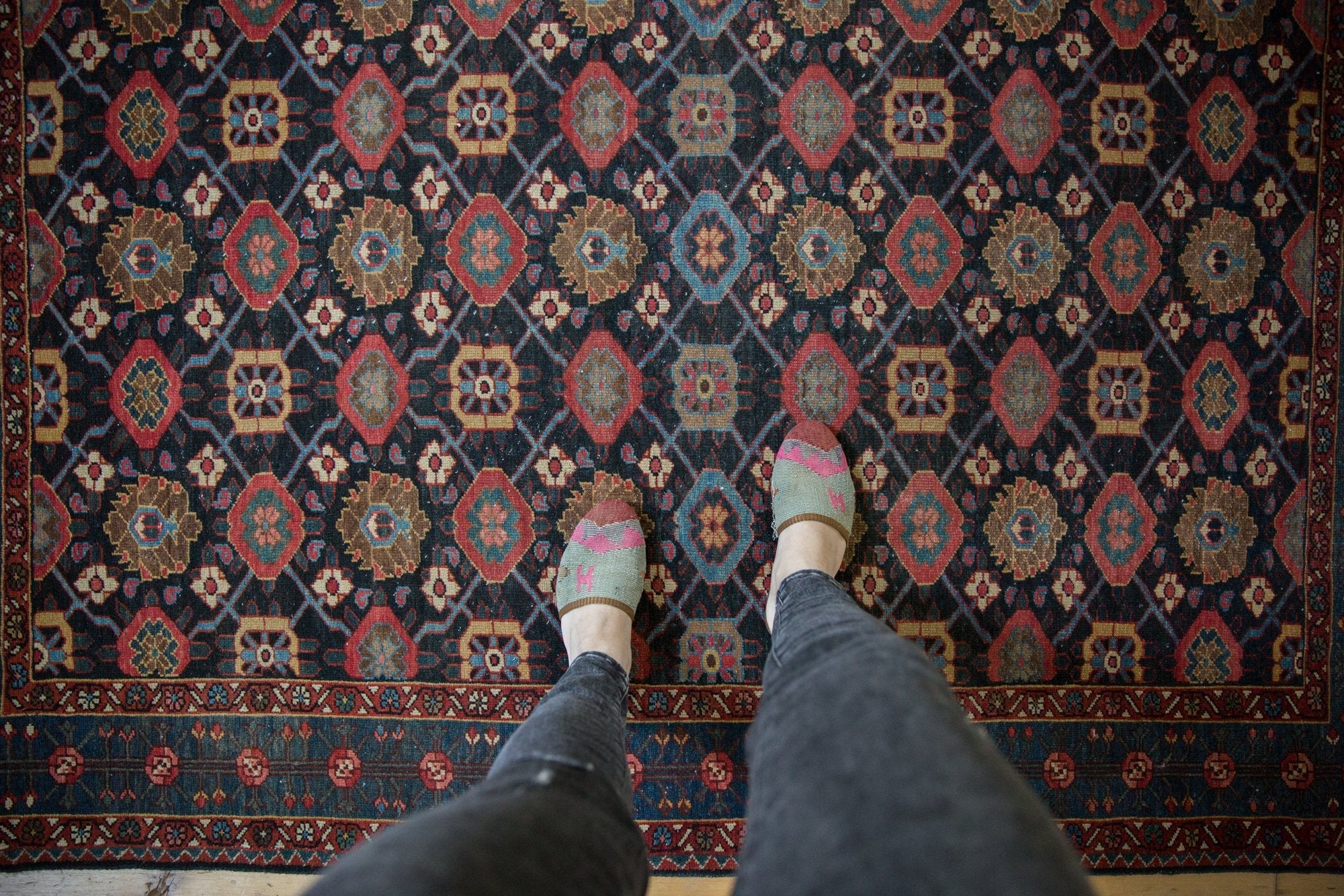 4.5x6.5 Vintage Fine Malayer Rug by Old New House® - product image 2 for Resin Society