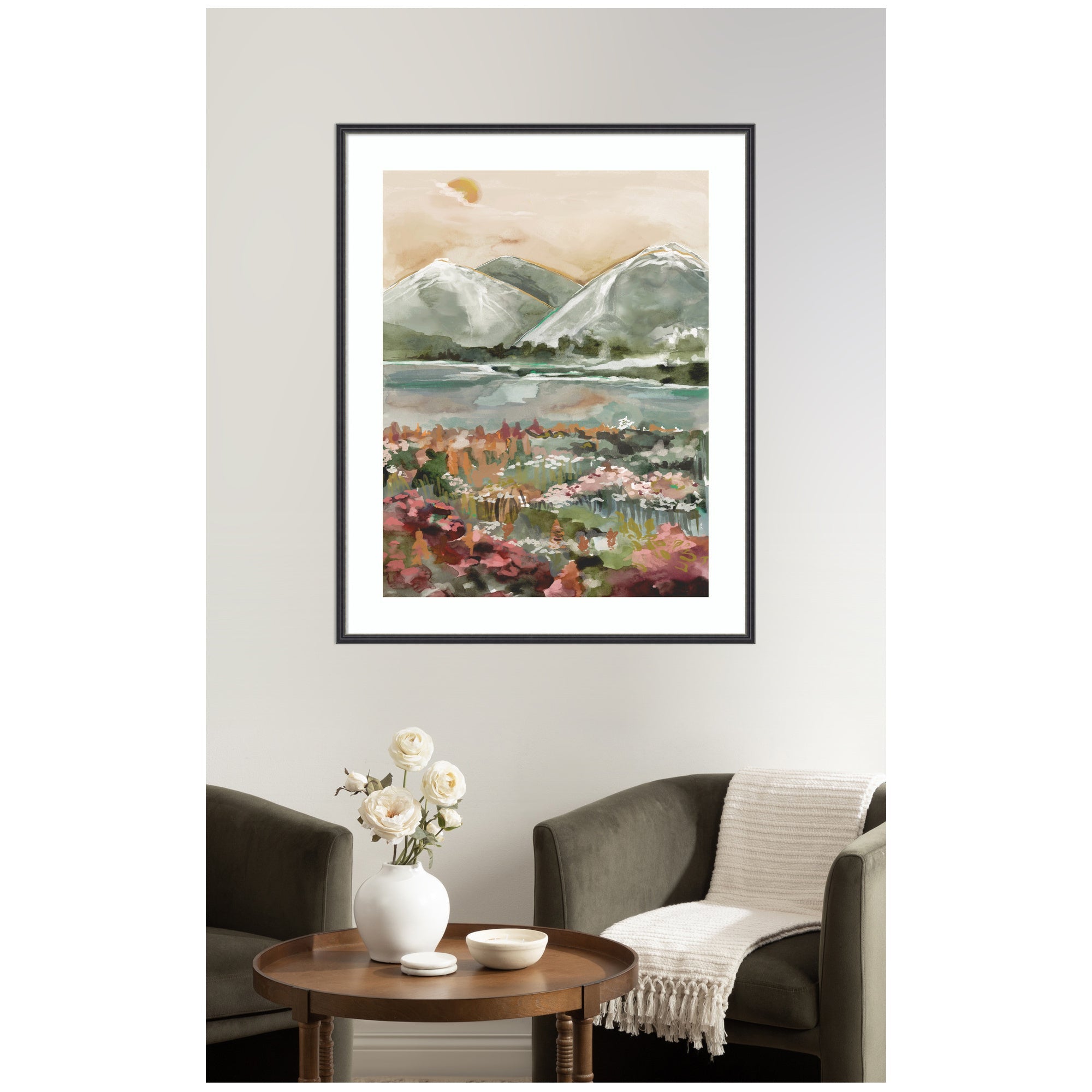 Framed Art Neutral Landscape 03 by Annie Quigley