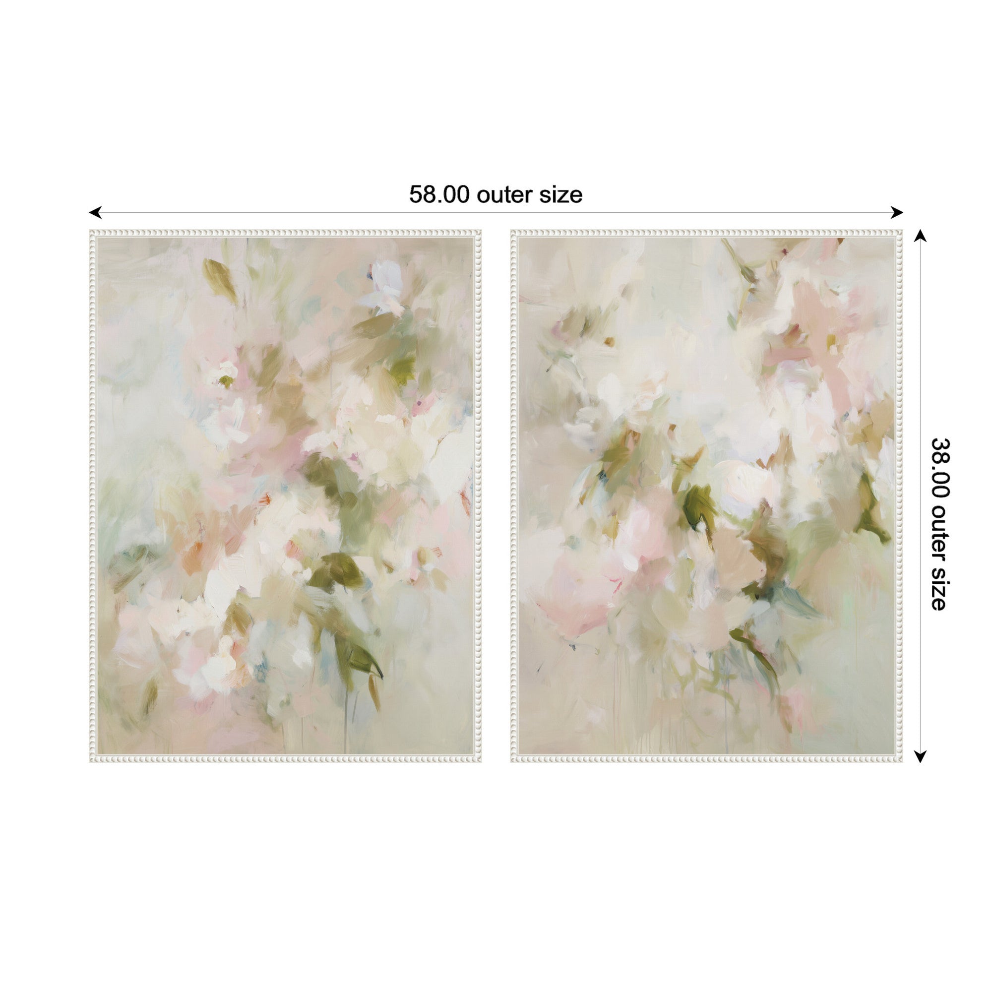 Bloom No.
1 & No.
2 2 Piece Framed Canvas Wall Art Set by Amy Lighthall
