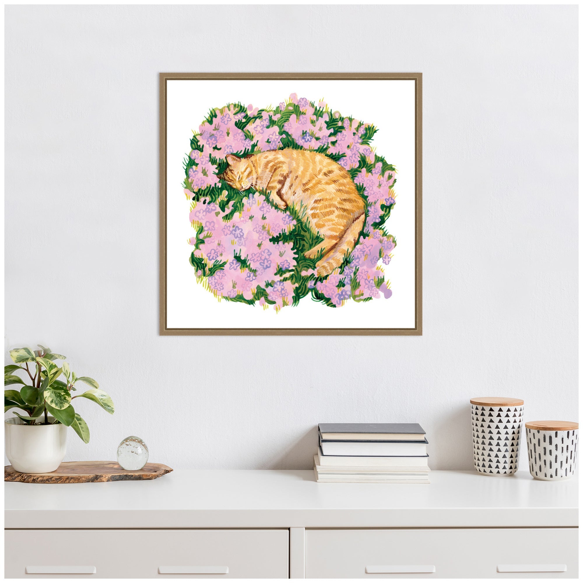 Dream on the Meadow by Lucia Gianello Framed Canvas Wall Art Print