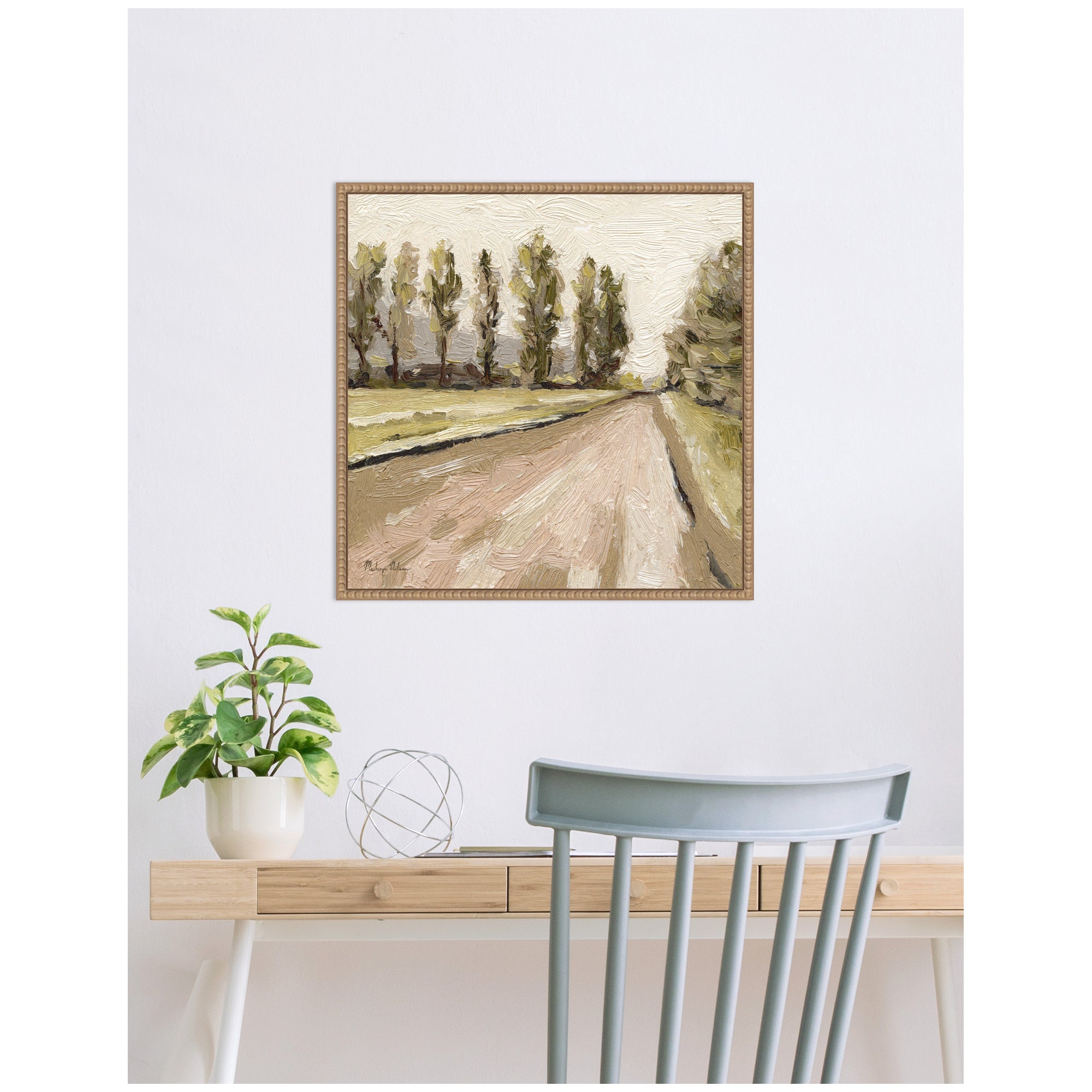 Petit View No 9 by Mackenzie Nelson Framed Canvas Wall Art Print