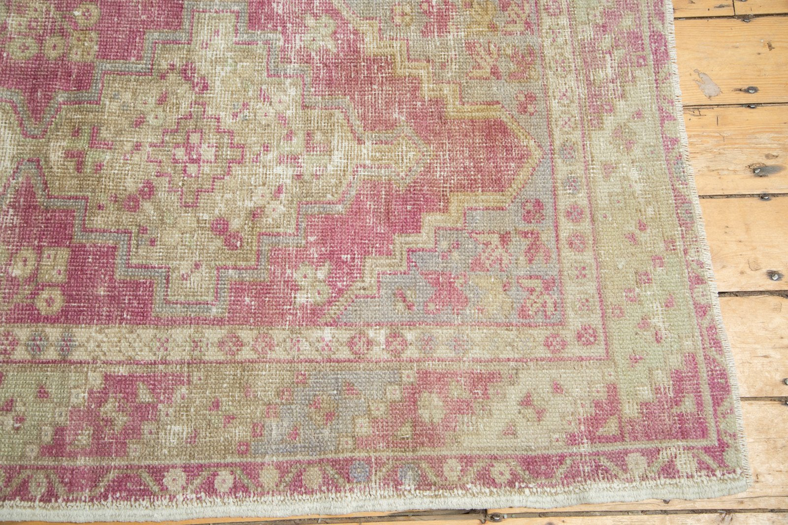 3.5x9.5 Vintage Distressed Oushak Rug Runner by Old New House® - product image 9 for Resin Society