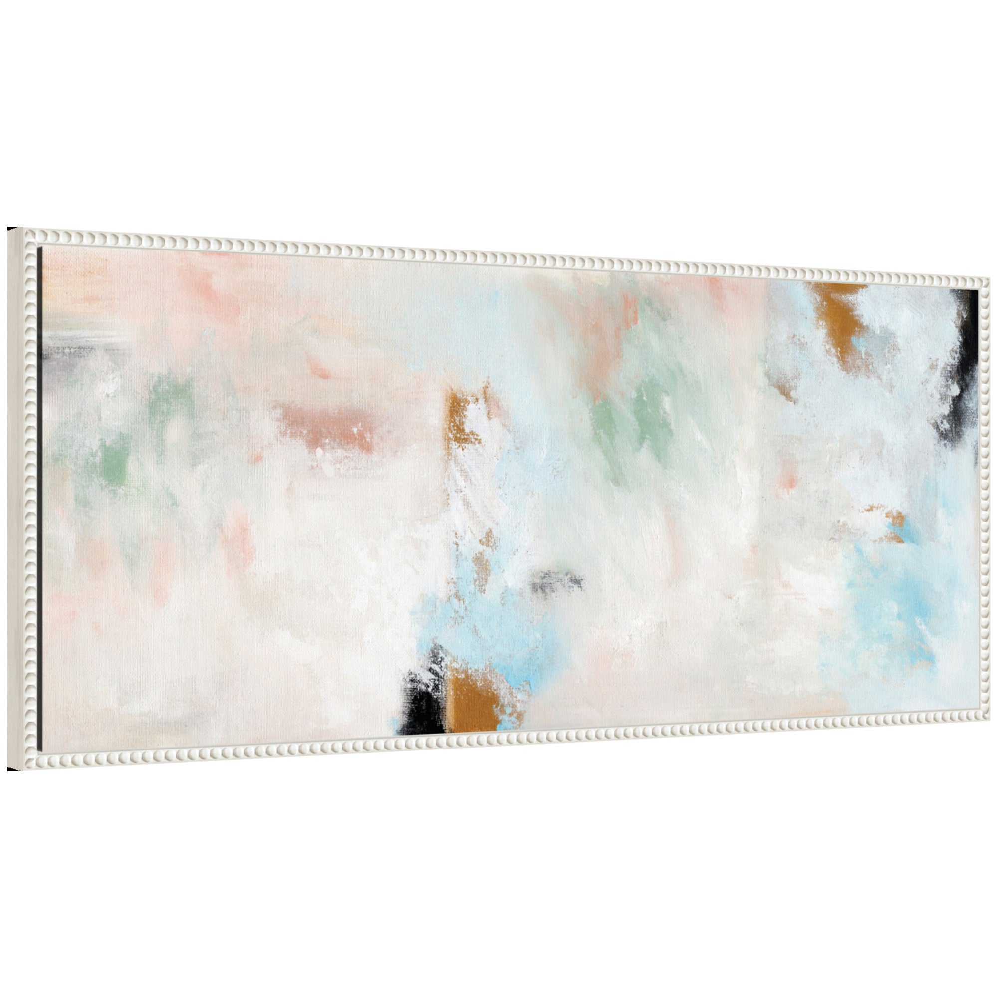 Sylvie Foggy Ice Forest Framed Canvas by Nikita Jariwala
