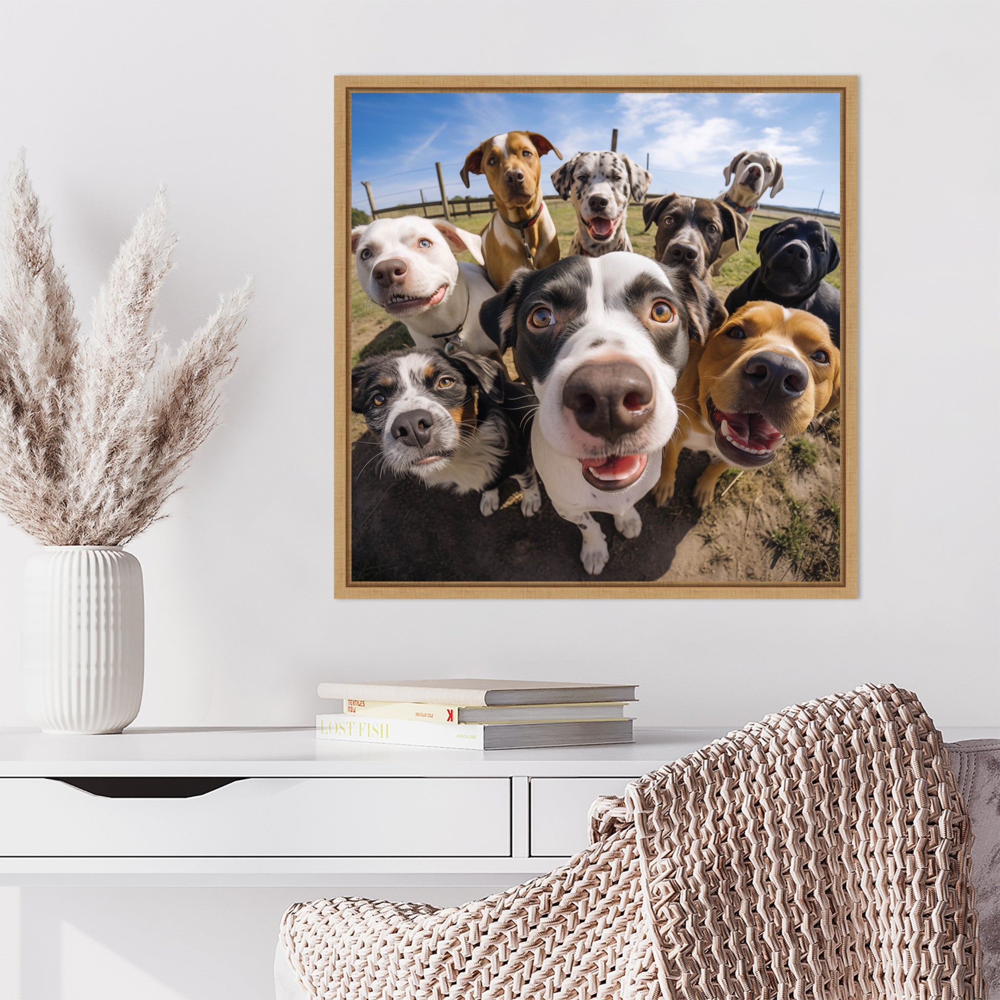 Funny Dog Selfie by The Creative Bunch Studio