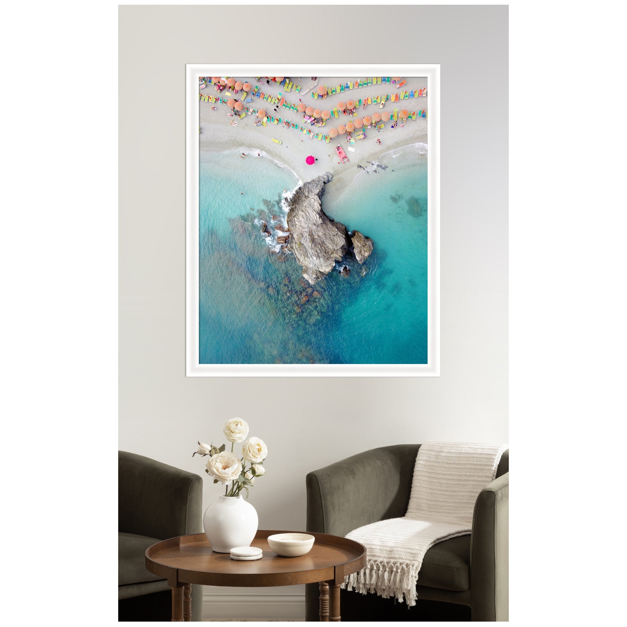 Framed Art Monterosso 7 by Rachel Bolgov