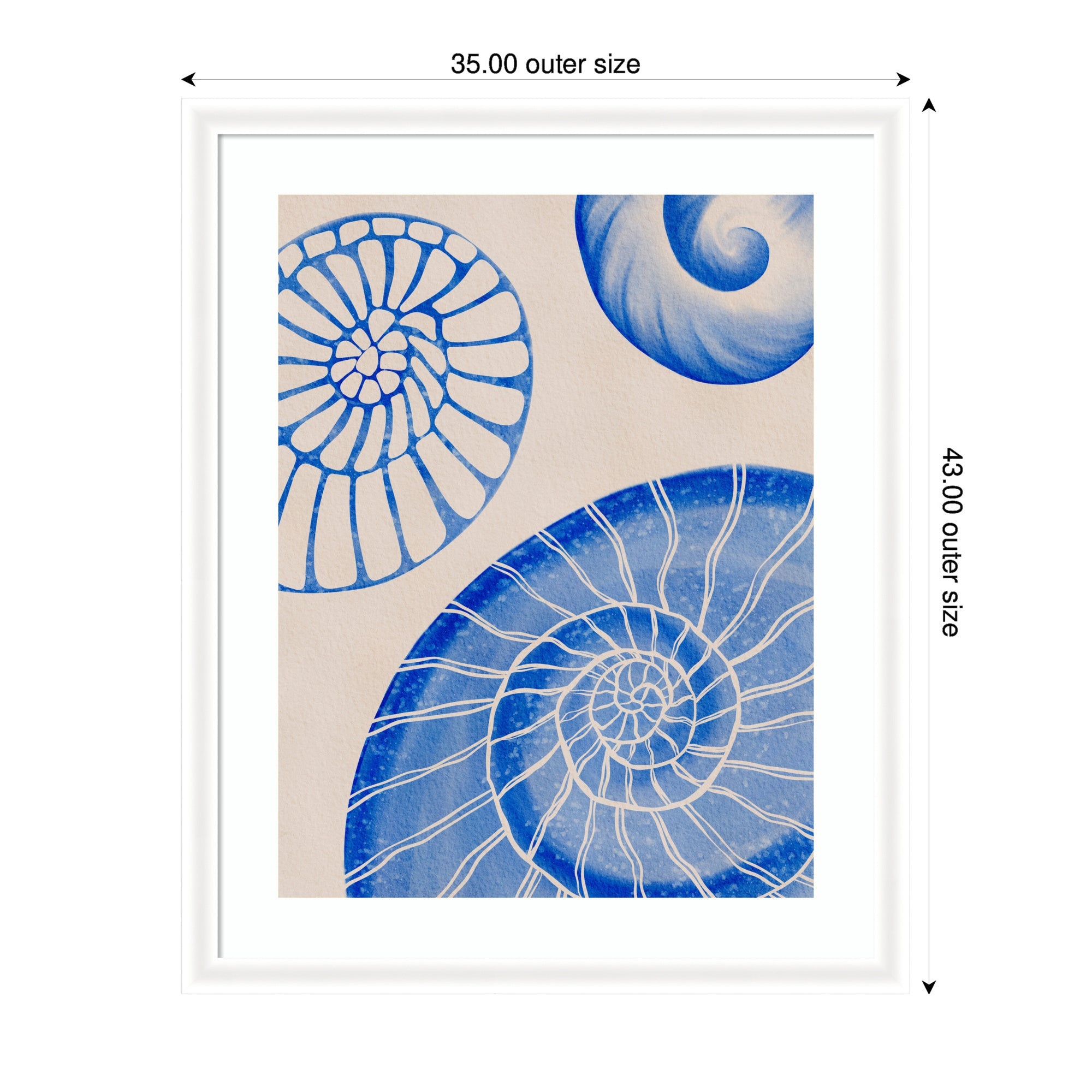 Framed Art Ocean charms l by Nikita Jariwala