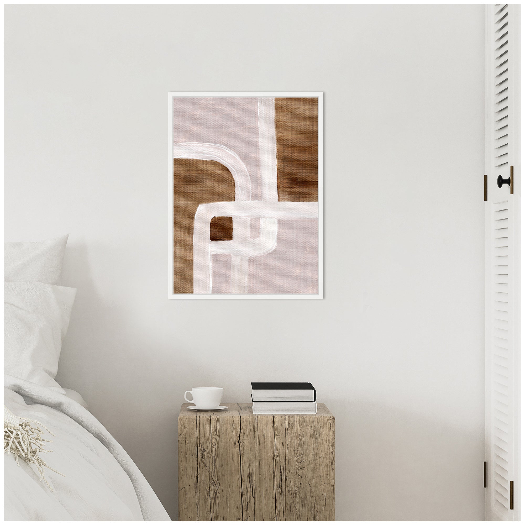 Sylvie Rhythmic Lines ll Framed Canvas by Nikita Jariwala