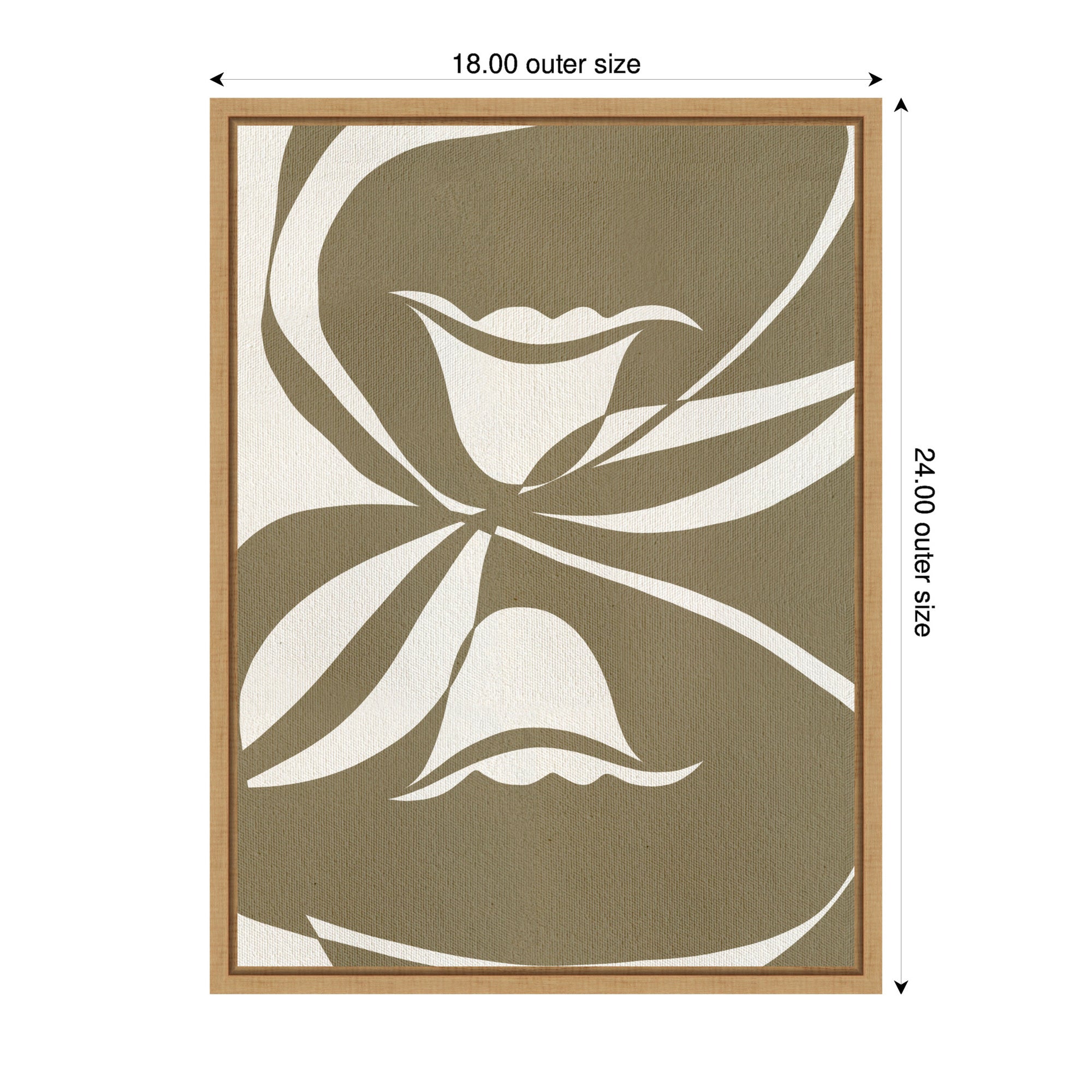 Sylvie Bound by Beauty 2 Framed Canvas by Shatha Al Dafai