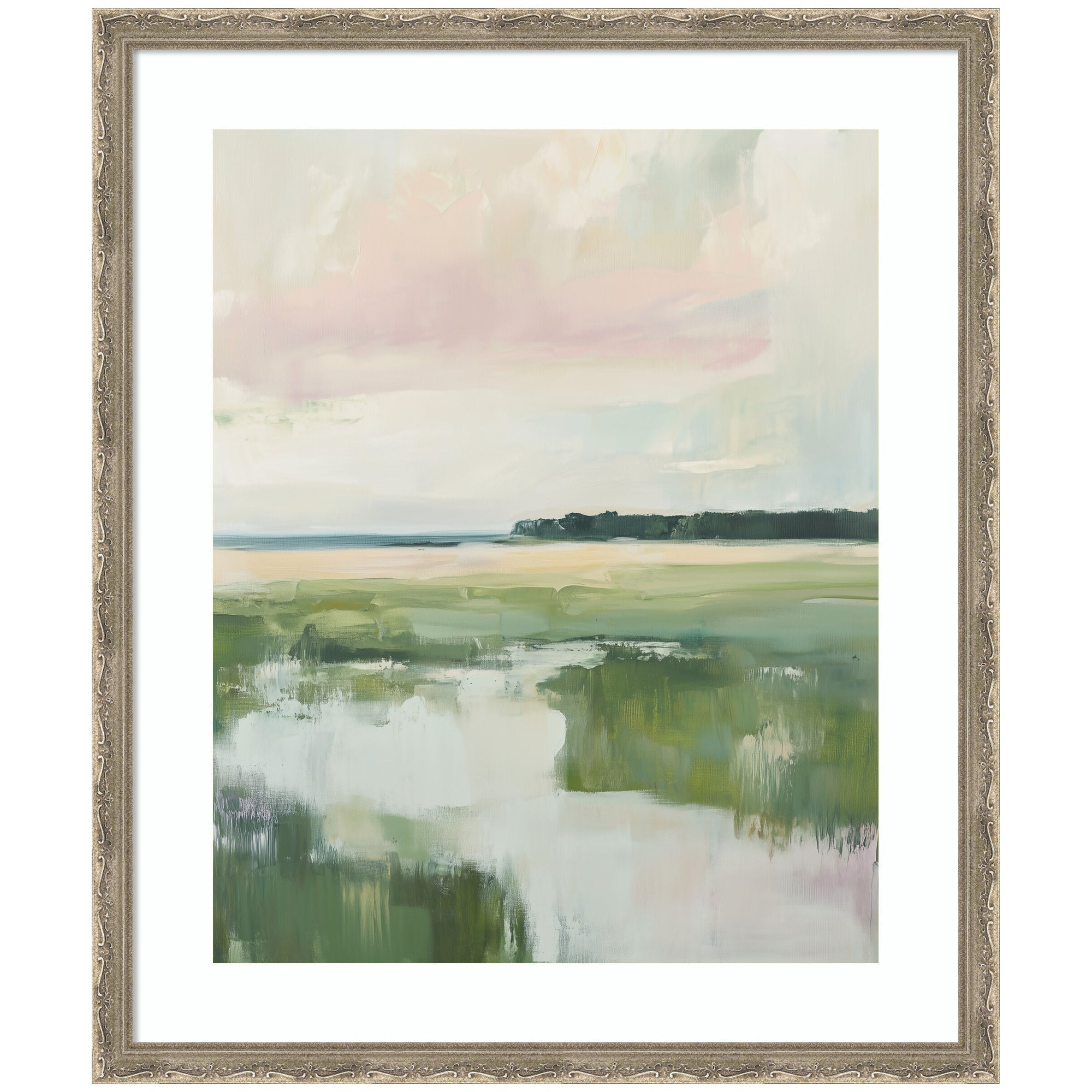 Framed Art Pastel Horizon I by Amy Lighthall