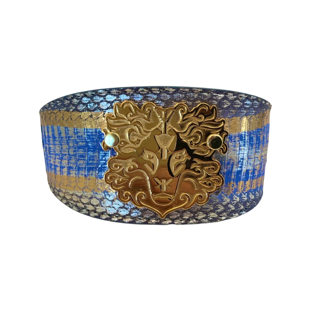 Stunning & Unique Multi Color Snake With Our Custom Lion Head