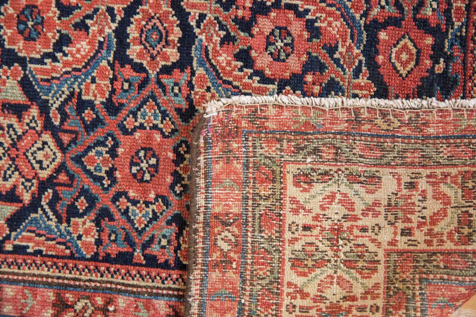 4x6.5 Antique Mission Malayer Rug by Old New House® - product image 11 for Resin Society