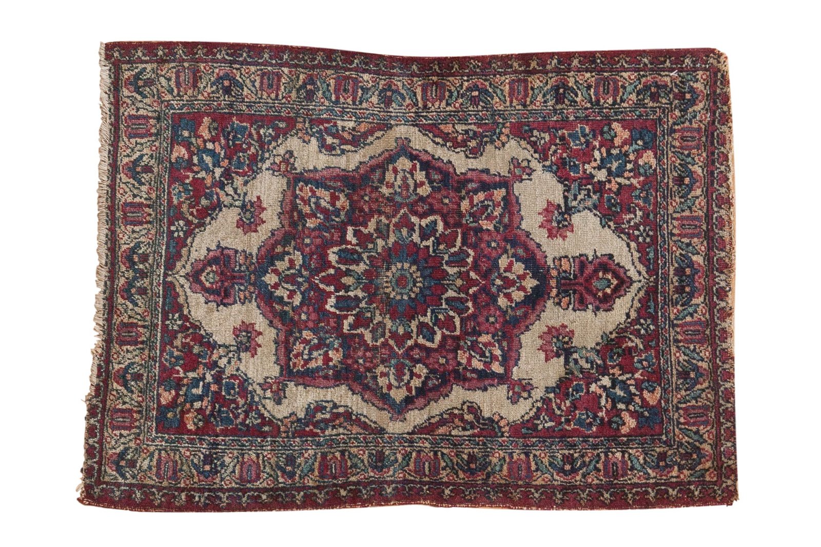2x2.5 Antique Kermanshah Square Rug Mat by Old New House® - main product image for Resin Society