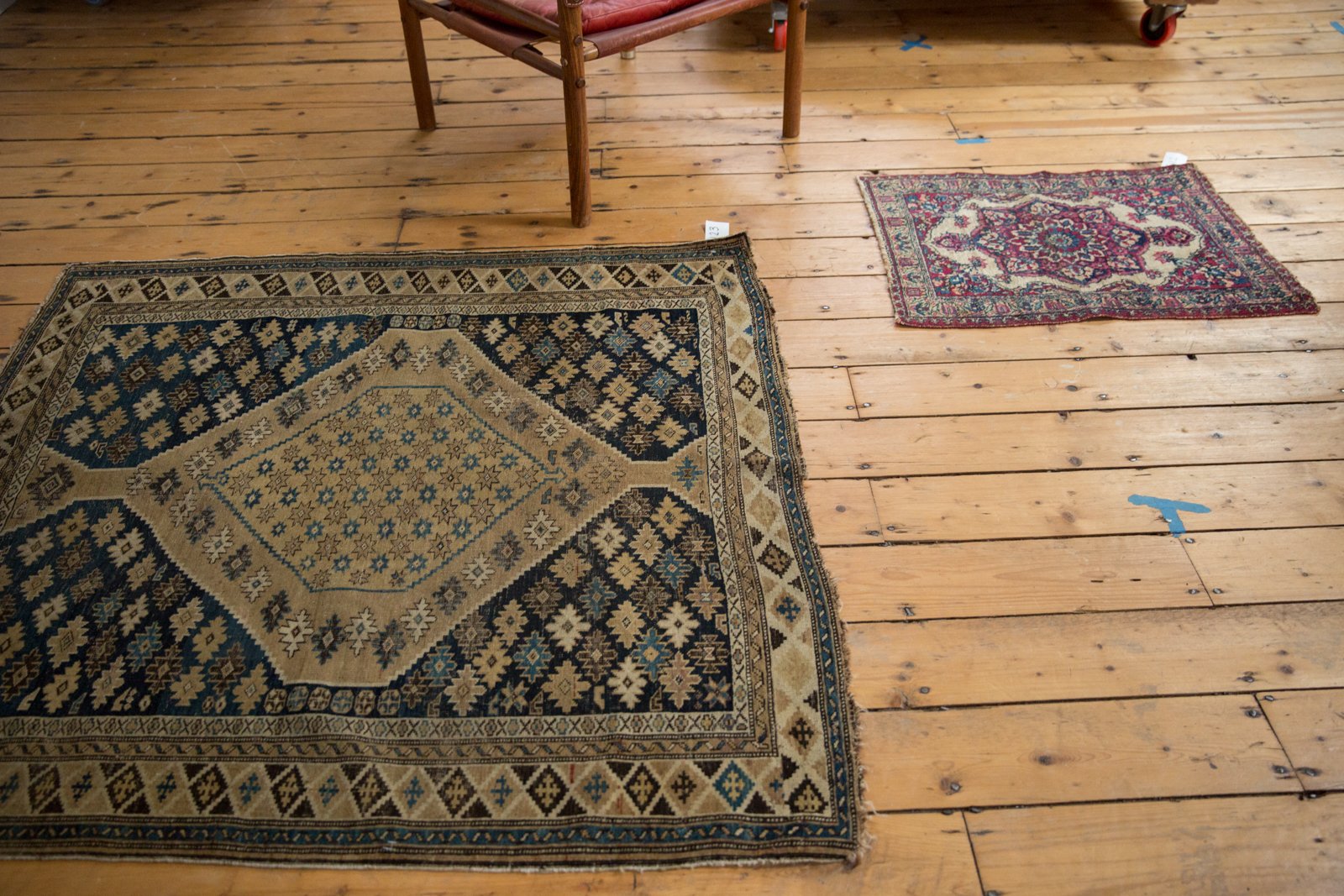 2x2.5 Antique Kermanshah Square Rug Mat by Old New House® - product image 4 for Resin Society