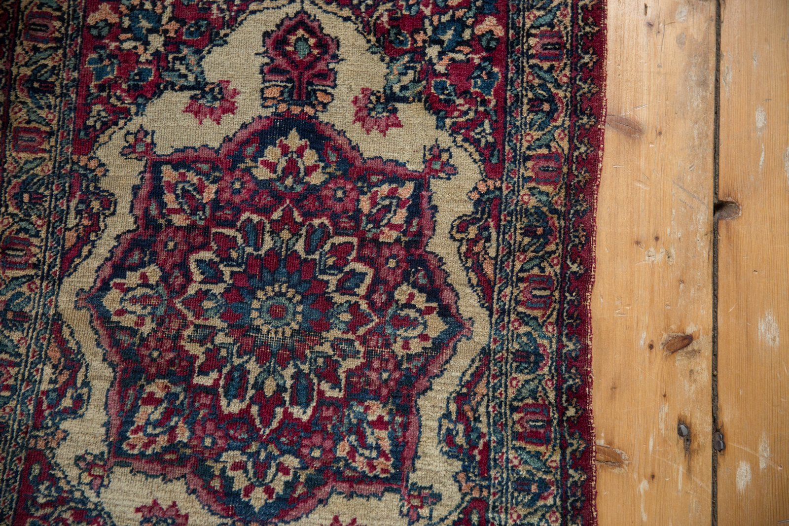 2x2.5 Antique Kermanshah Square Rug Mat by Old New House® - product image 7 for Resin Society