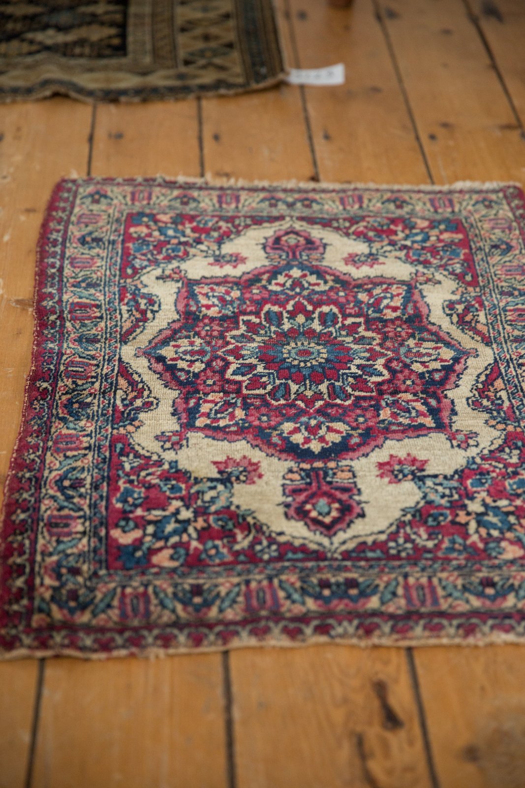 2x2.5 Antique Kermanshah Square Rug Mat by Old New House® - product image 10 for Resin Society