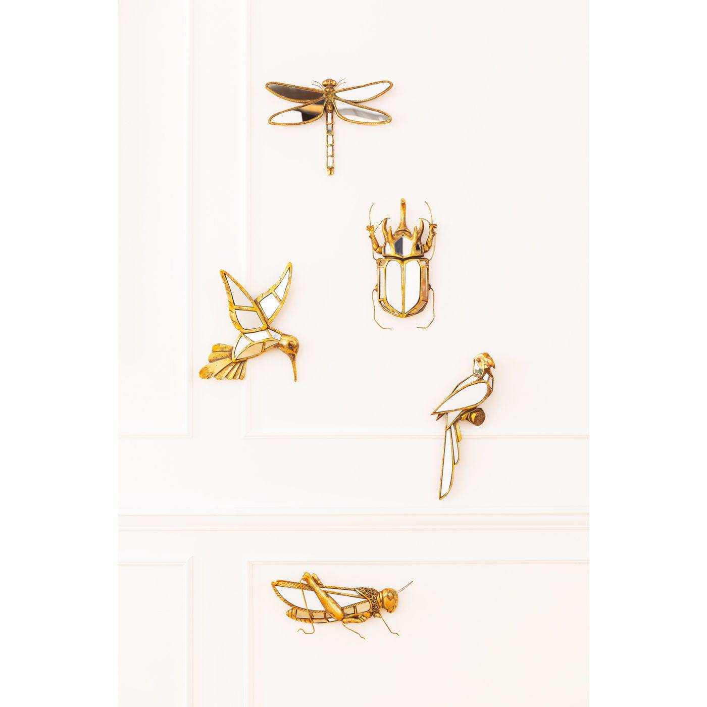 Wall Object Hummingbird Mirror 27x32cm