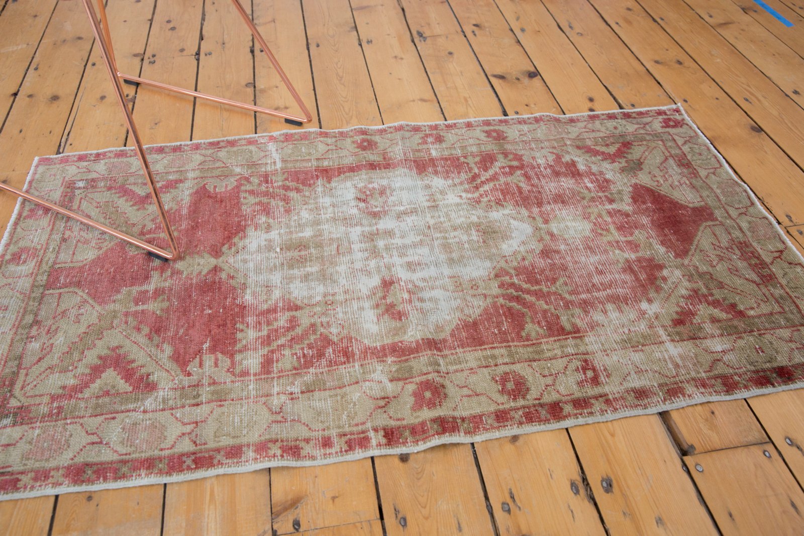 2.5x4.5 Vintage Distressed Oushak Rug by Old New House® - product image 6 for Resin Society