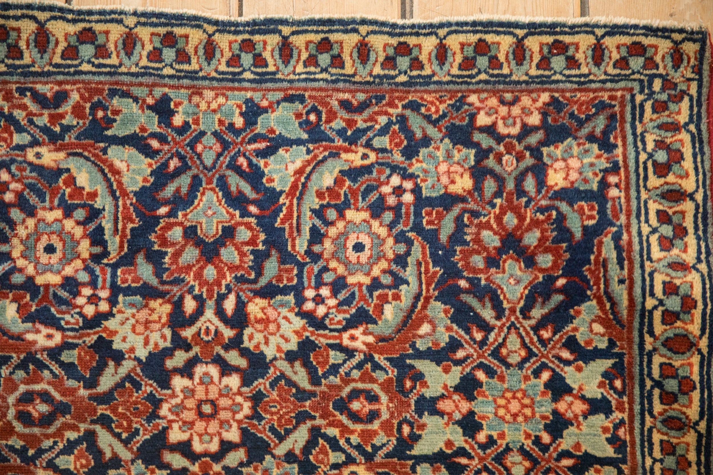 2.5x4 Vintage Tabriz Sennehbaft Rug by Old New House® - product image 4 for Resin Society