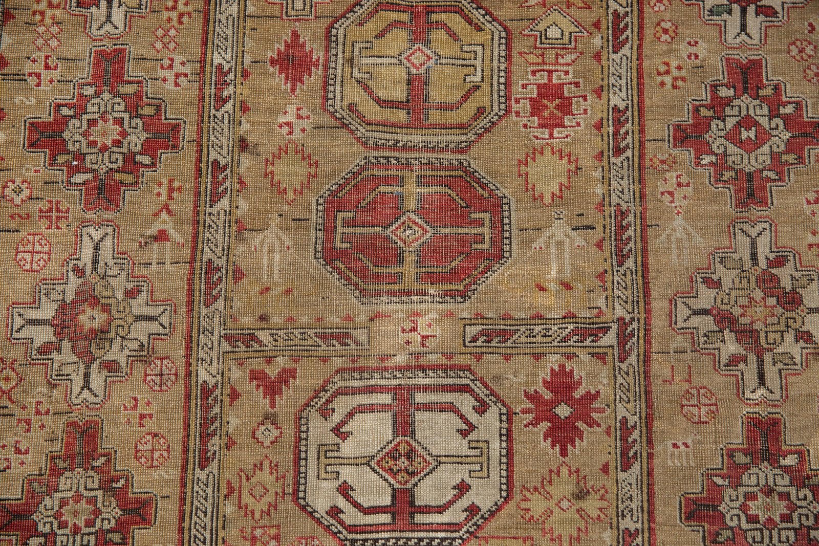 4x4.5 Antique Caucasian Square Rug by Old New House® - product image 4 for Resin Society