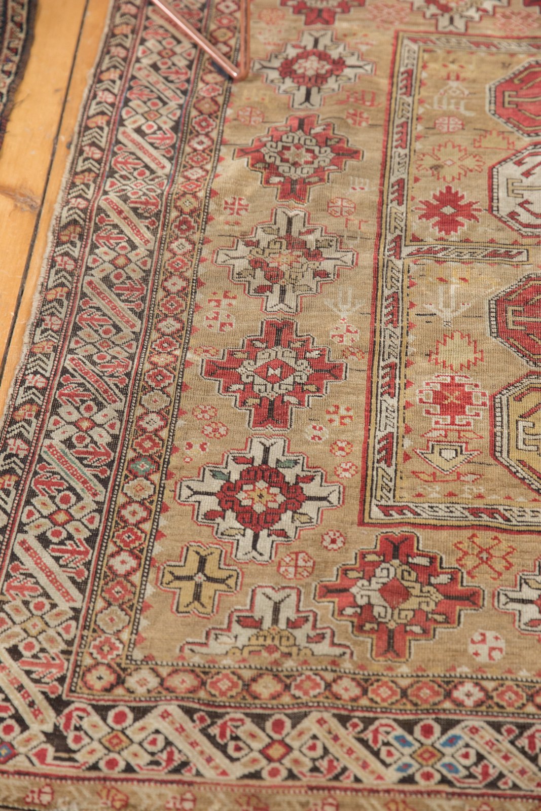 4x4.5 Antique Caucasian Square Rug by Old New House® - product image 6 for Resin Society