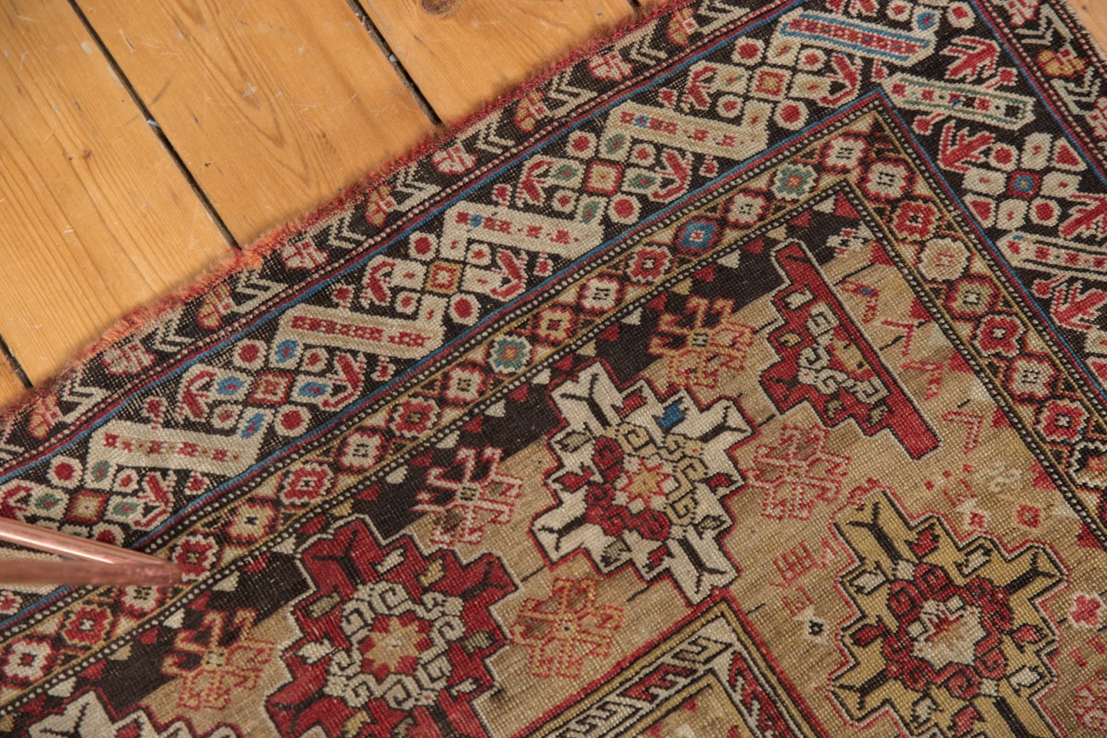 4x4.5 Antique Caucasian Square Rug by Old New House® - product image 10 for Resin Society