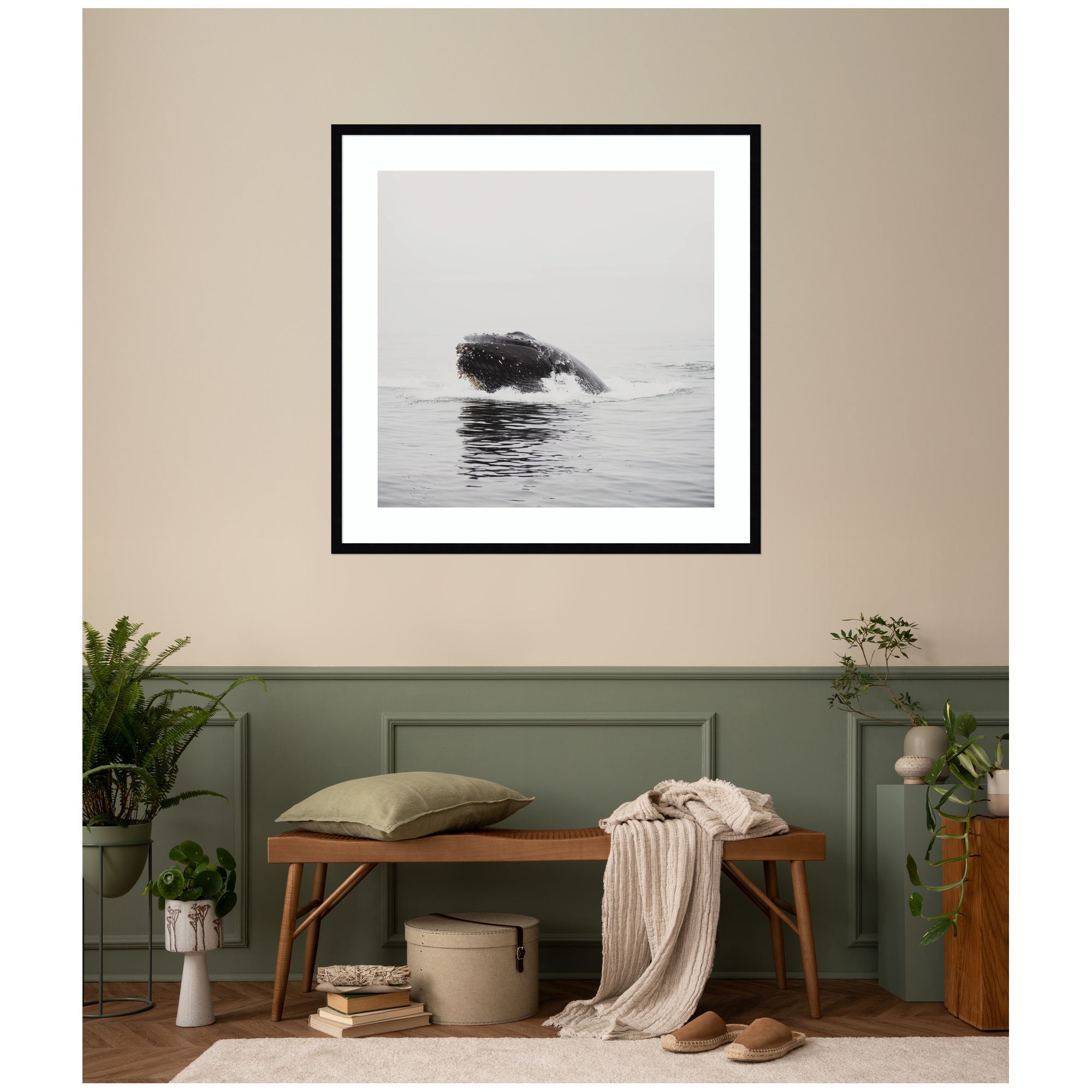 Humpback Whale No.
4 by Laura Evans Framed Wall Art Print