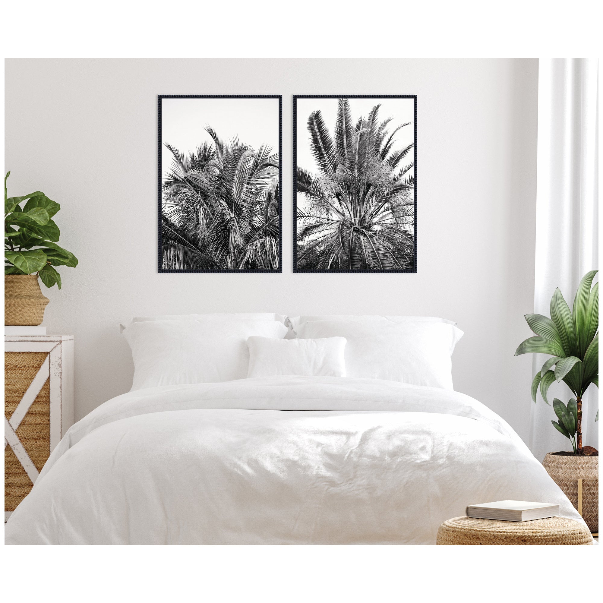 Palms No.
13 & No.15 2 Piece Framed Canvas Wall Art Set by Alicia Bock