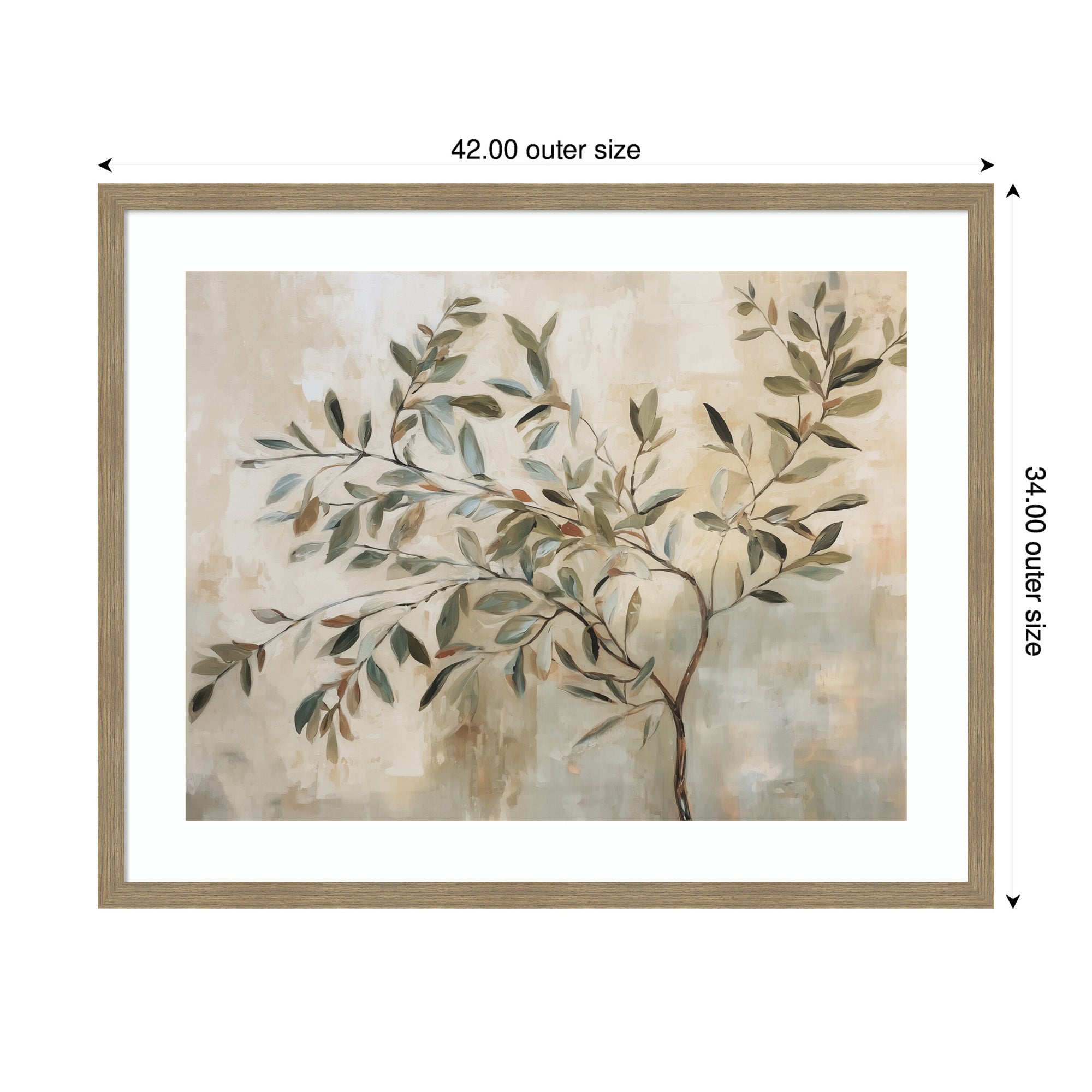 Olive Tree Abstract No.
31 by The Creative Bunch Studio Framed Wall Art Print